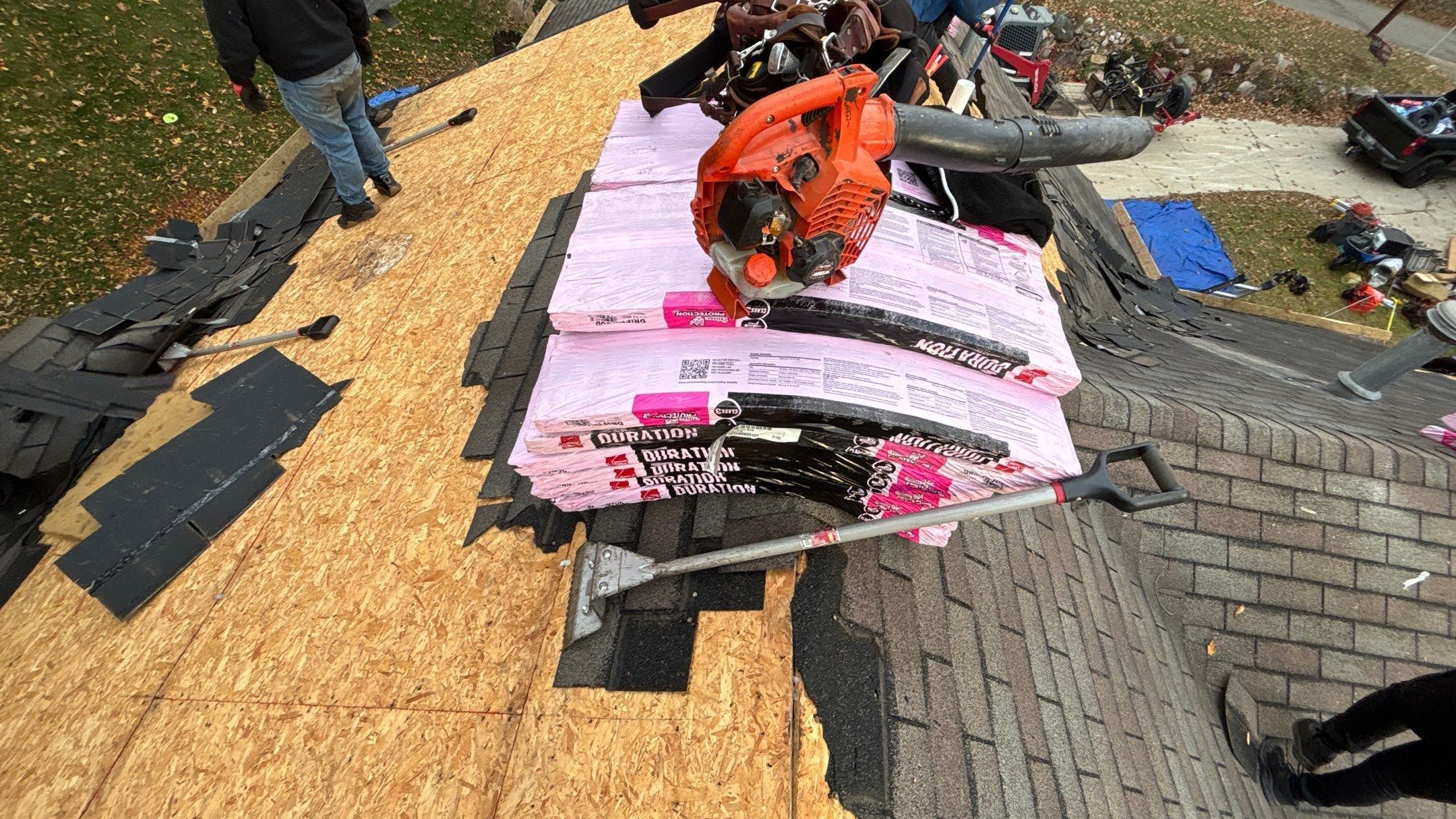 Roof Replacement using Owens Corning Driftwood by 180 Contractors