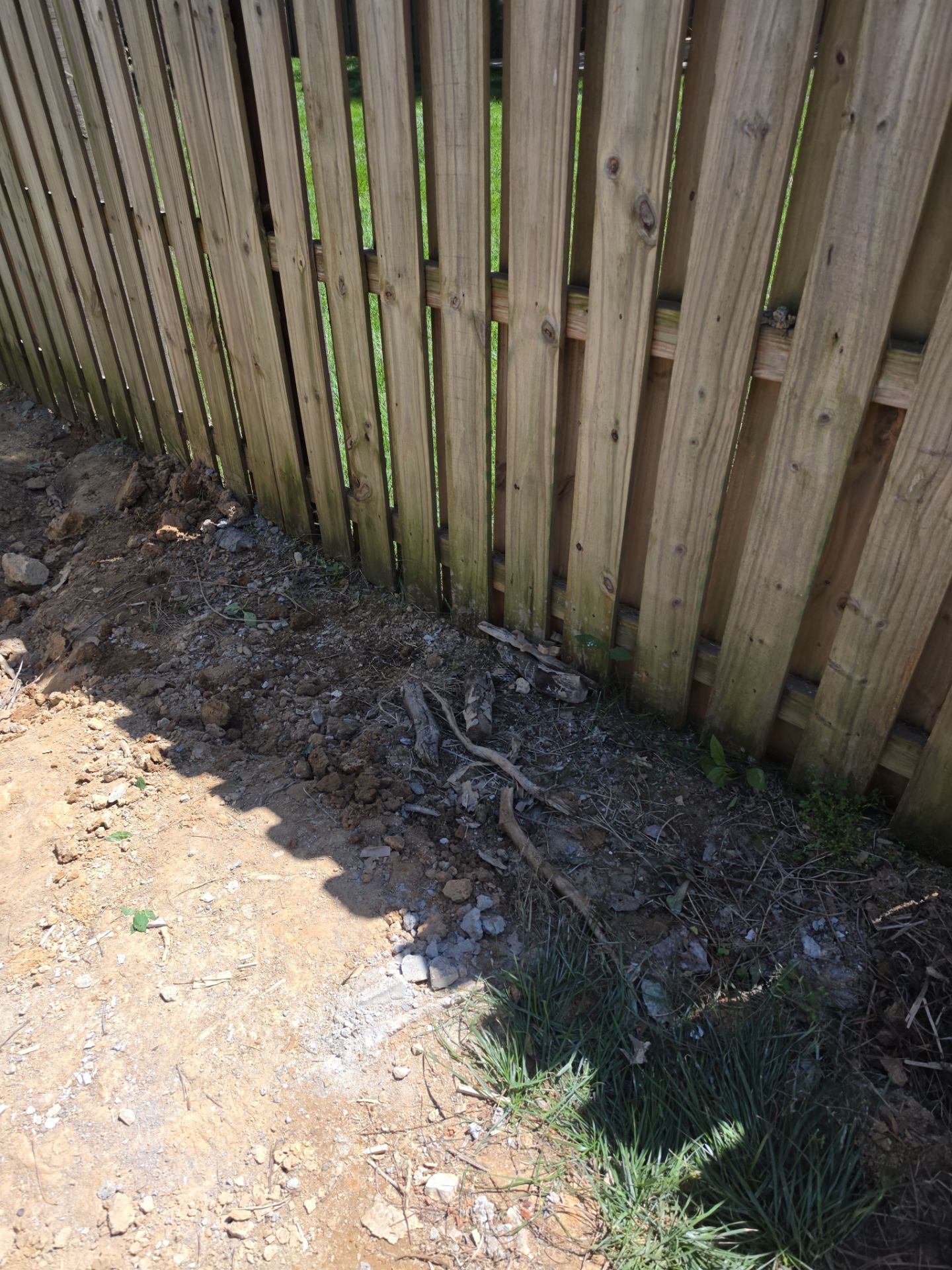Job site clean up by Badger Hauling