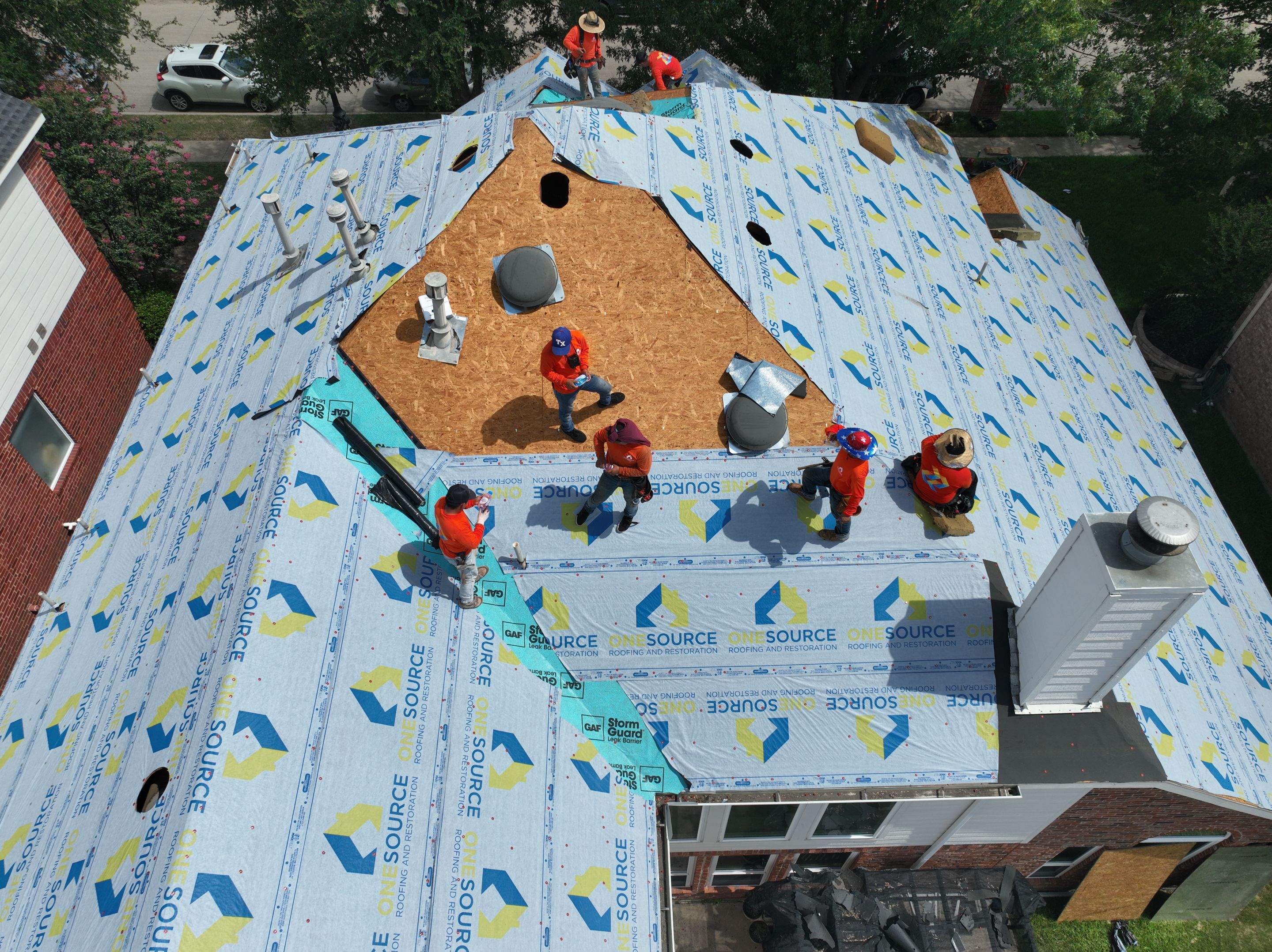 Residential Roofing Installation using Malarkey Vista Weathered Wood Plus by OneSource Roofing and Restoration