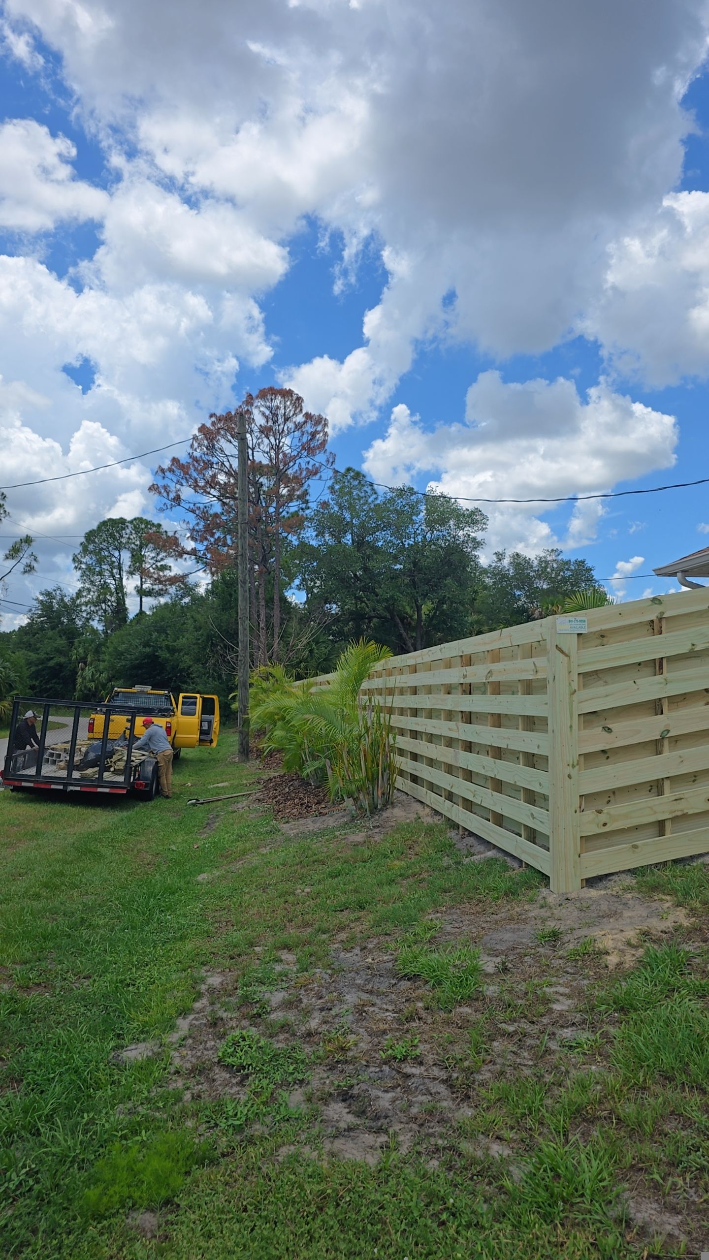 Horizontal Shadowbox Wood in North Port by True Fence LLC