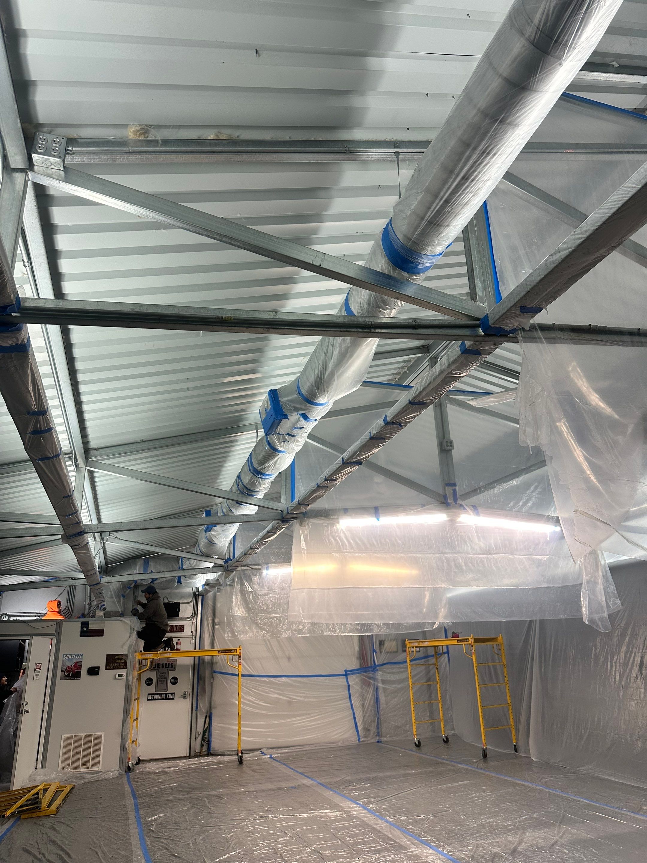 Sunnyvale Tx, Close cell spray foam custom garage  by Apex Insulation Solutions