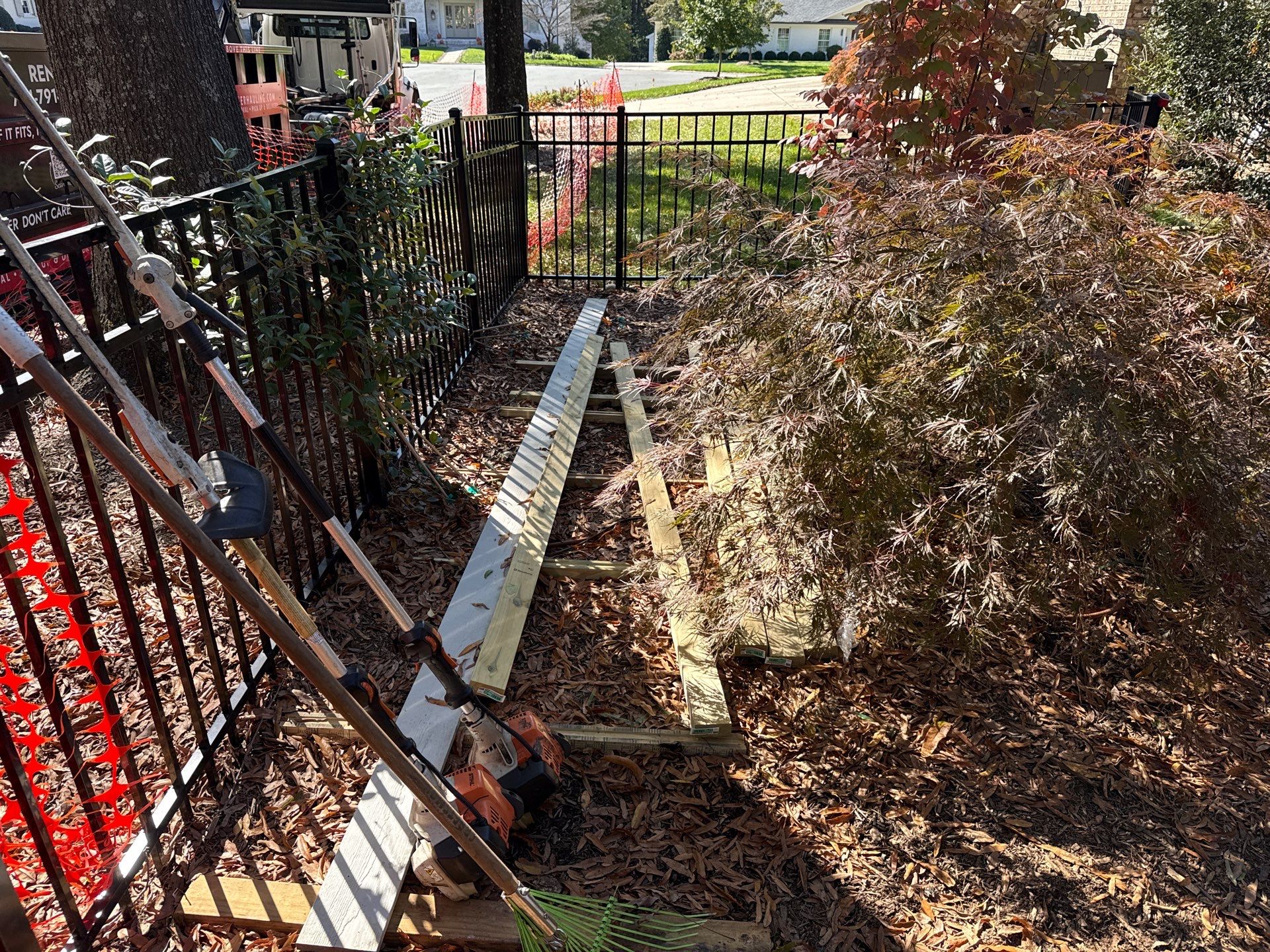 Project in Charlotte by Badger Hauling