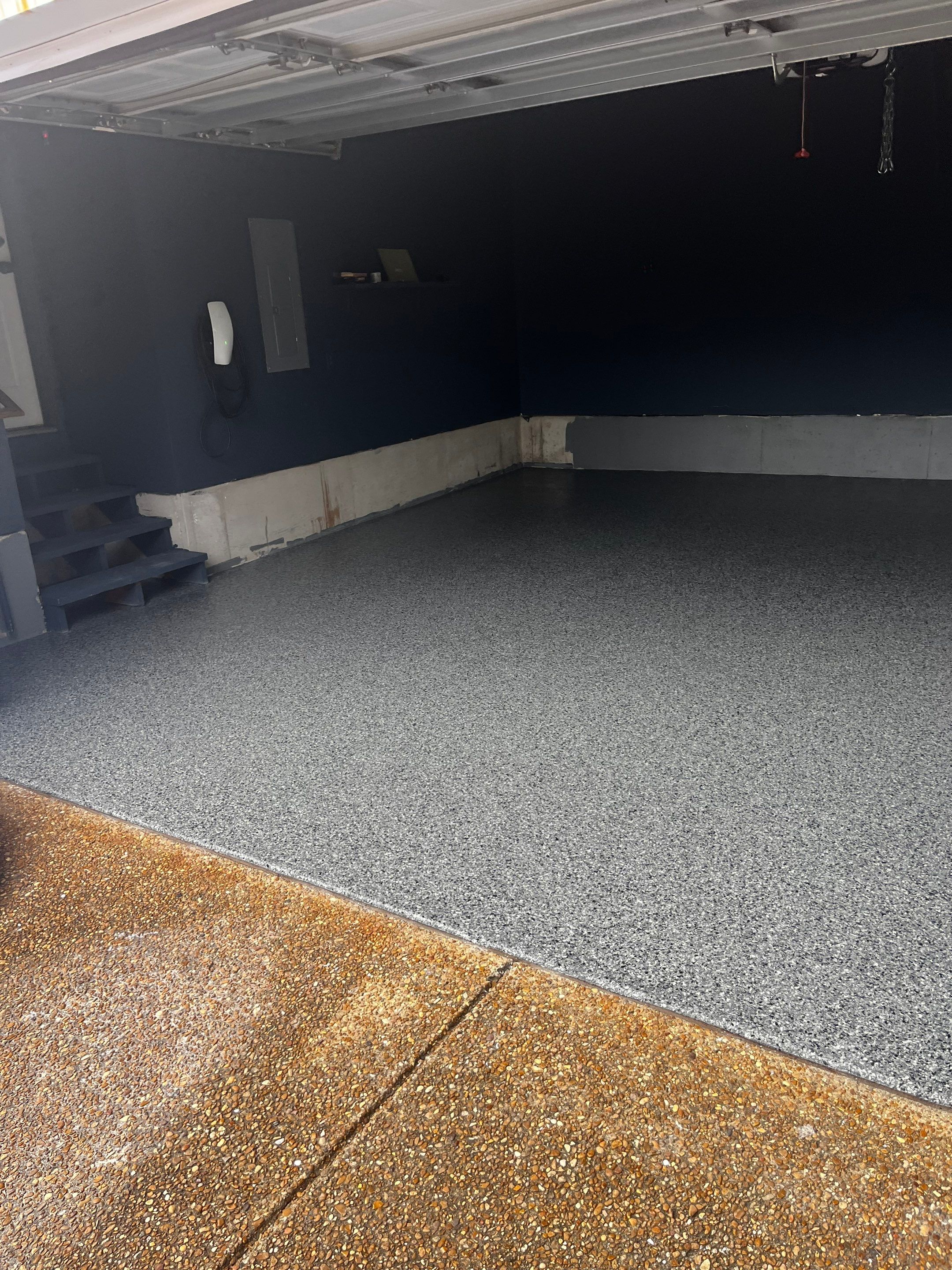 Garage Floor Coating using Nightfall by My Garage Floor Guys