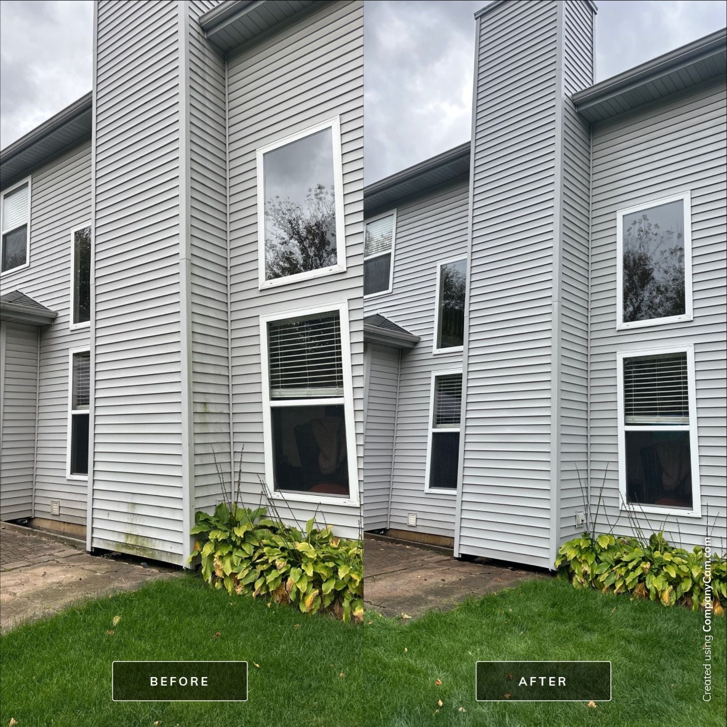 Project in Crystal Lake by Simmons Power & Soft Washing