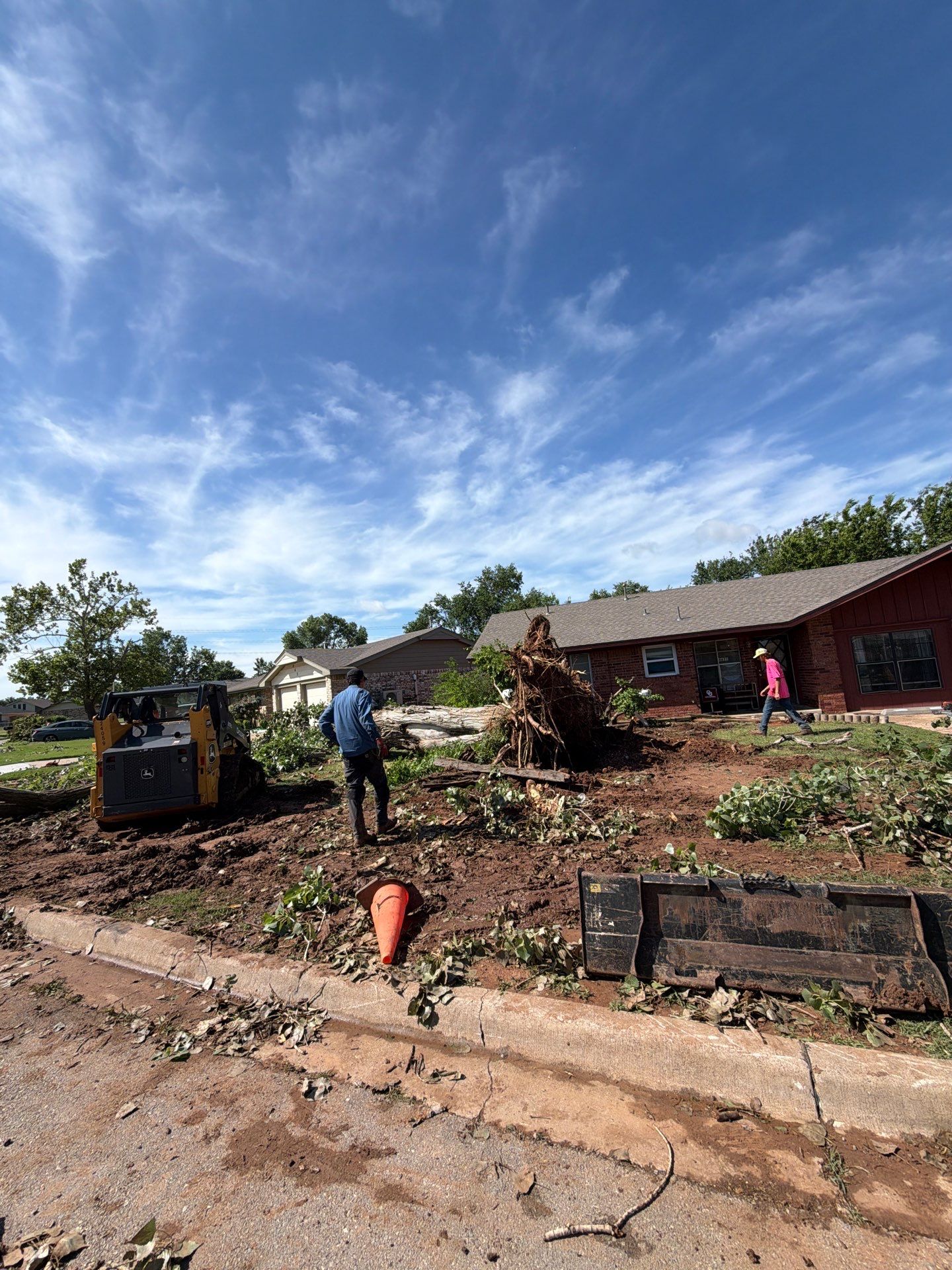 Emergency Tree Removal and Sod Installation Restoration in Lawton by Clays Services Inc