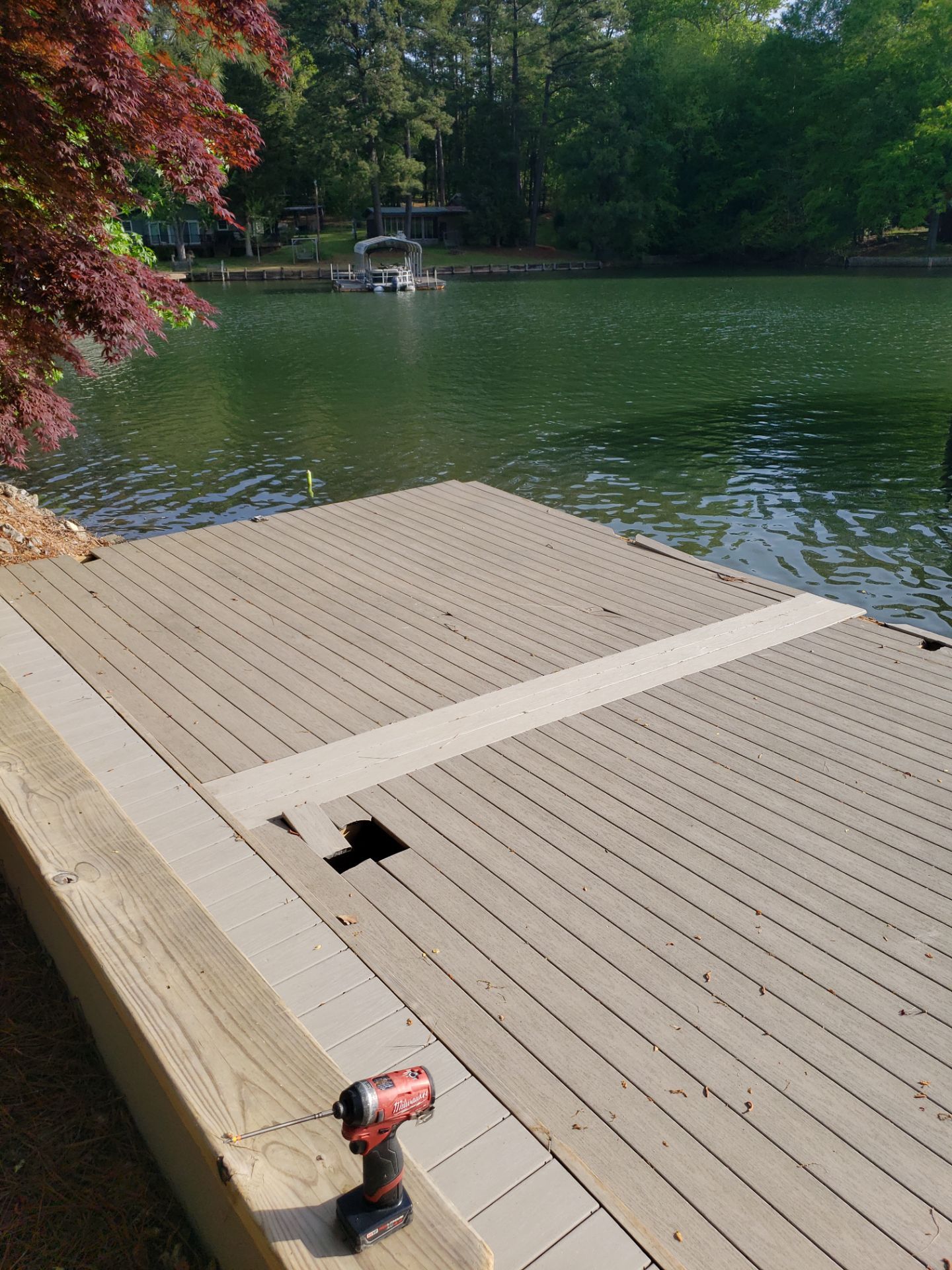 Dock Disaster Averted! Check Out This Incredible Transformation! š by A Step Above Handy LLC