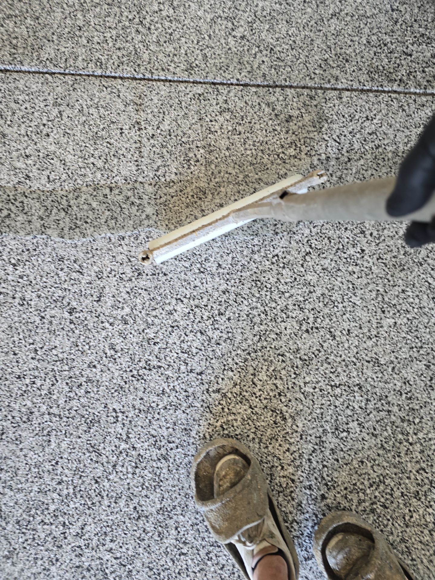 Domino 1/4-Inch Chip Garage Floor Coating in Coeur d'Alene by Croc Coatings, LLC