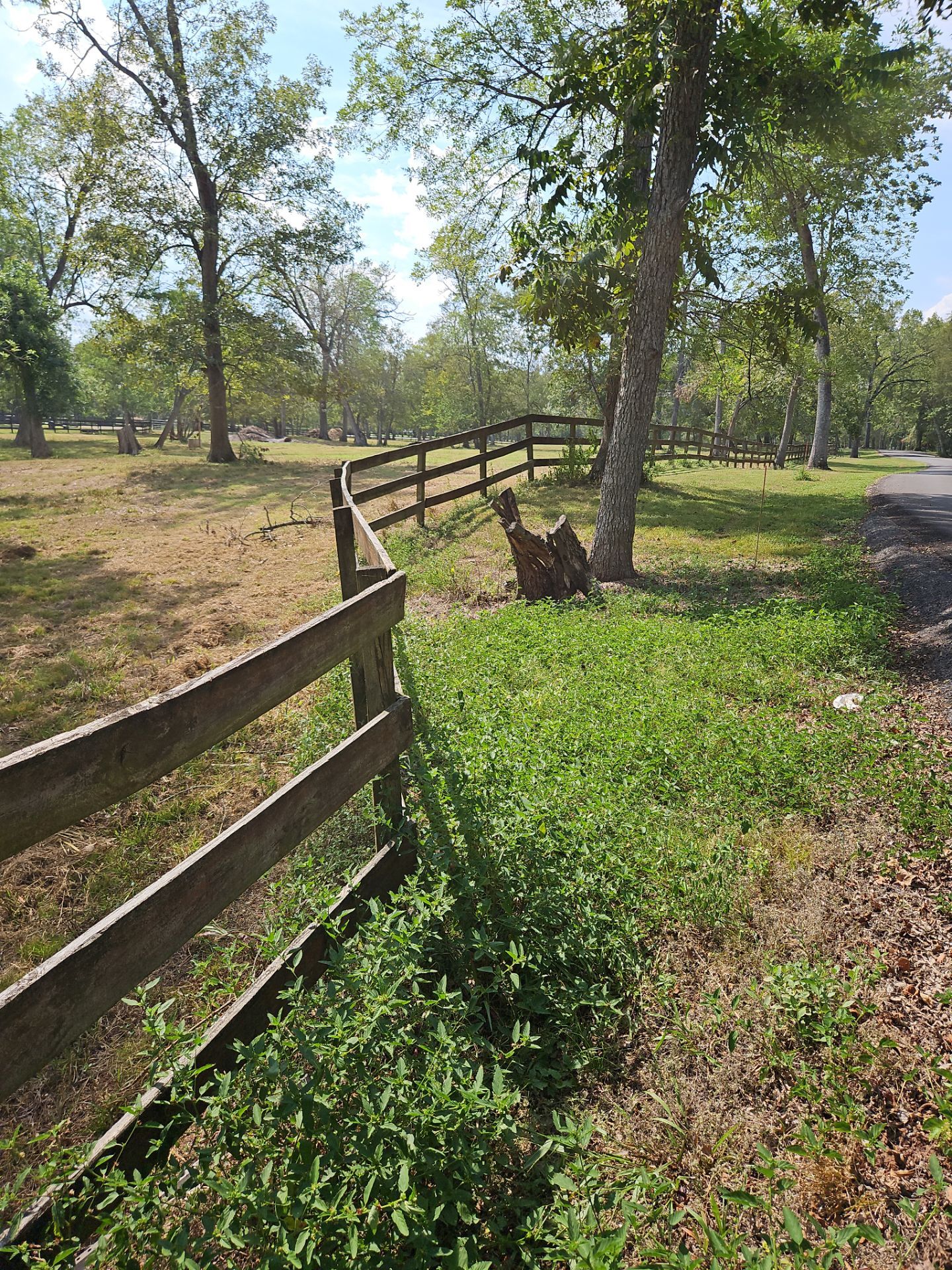Ranch Style fence Plus Iron installation by Tim's Fences