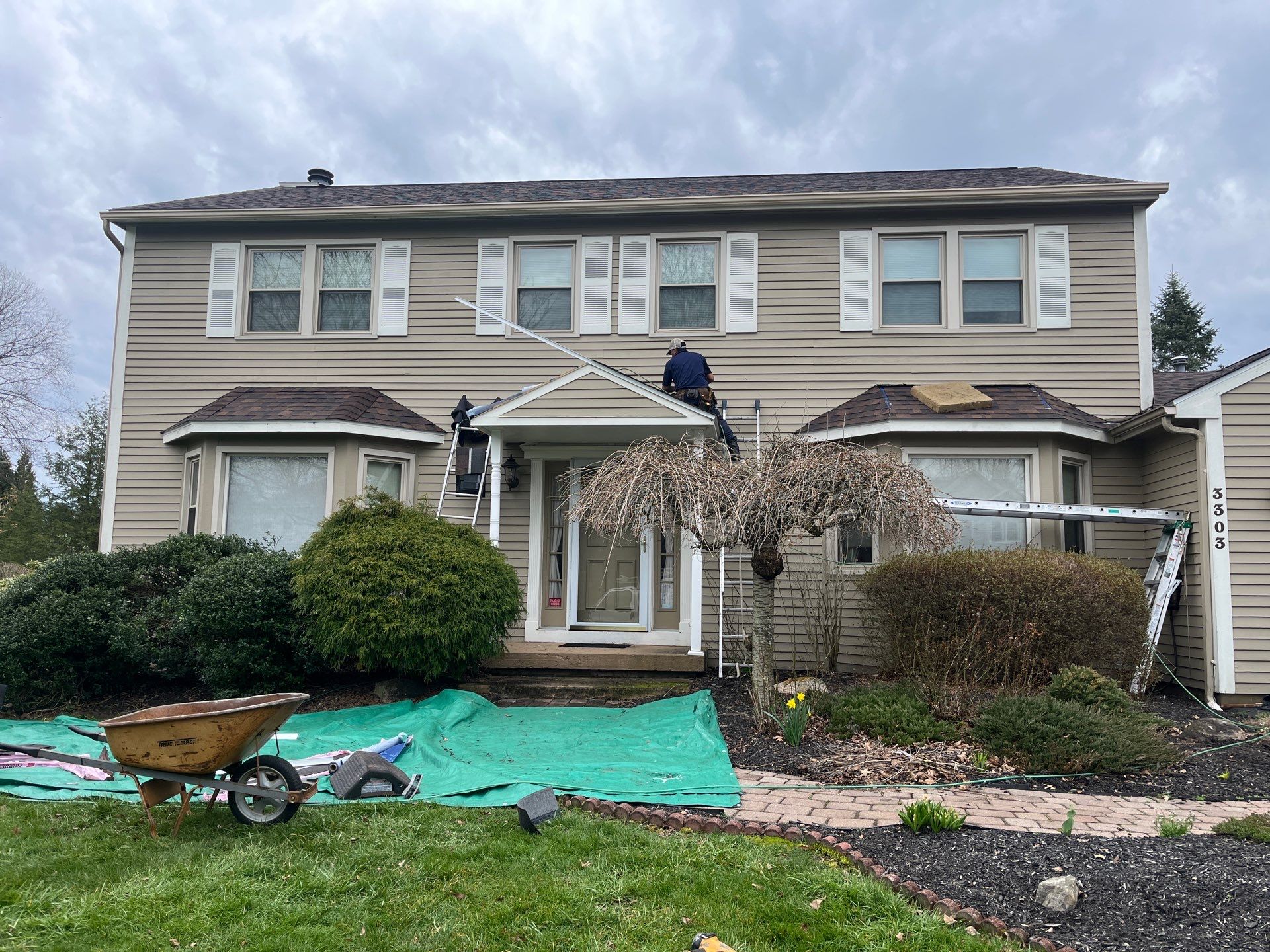 🔨 Roof Replacement Completed in Phoenix, NY | GAF HDZ Shingles 🏠 by Alpha Omega Roofing LLC