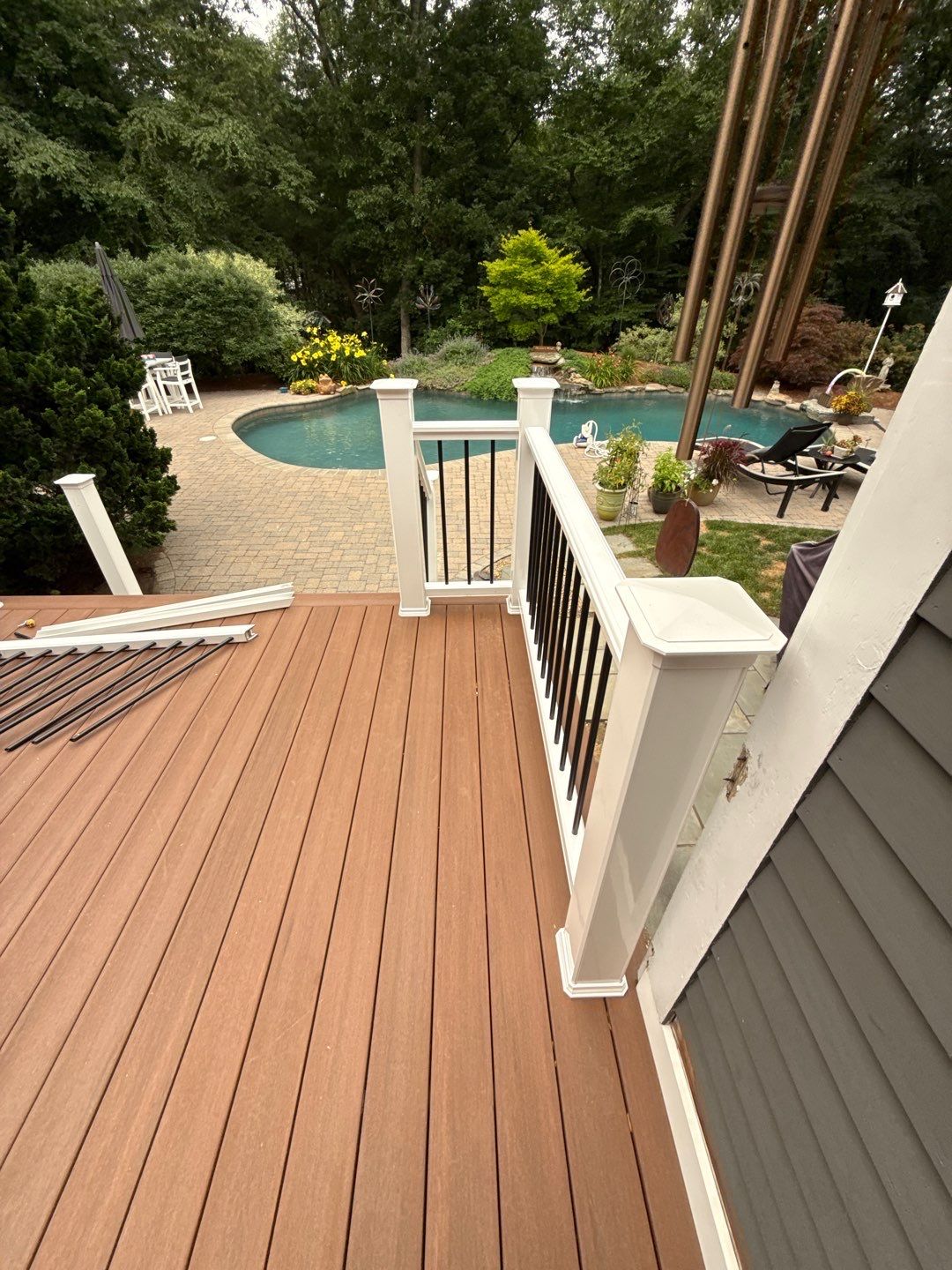 Custom TimberTech Composite Deck Replacement in Newburyport, MA by Sensible Home Solutions