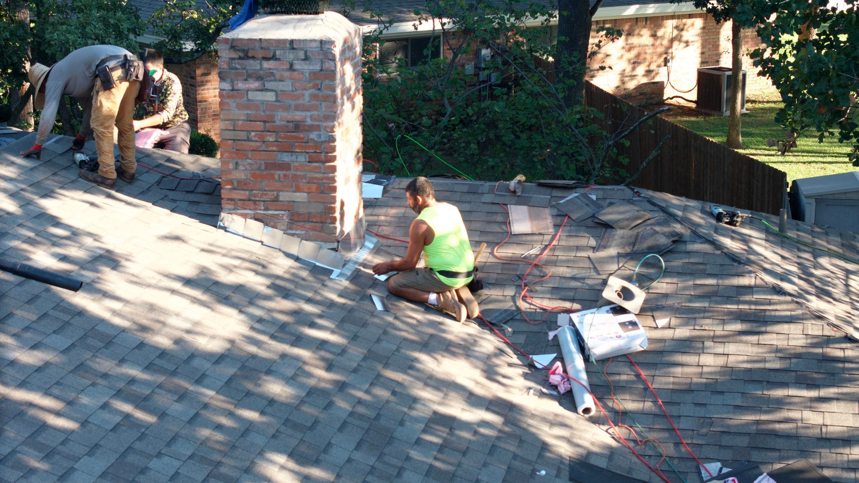 Residential Roofing Installation using Owens Corning ProArmor Synthetic Underlayment by Becker Roofing and Exteriors
