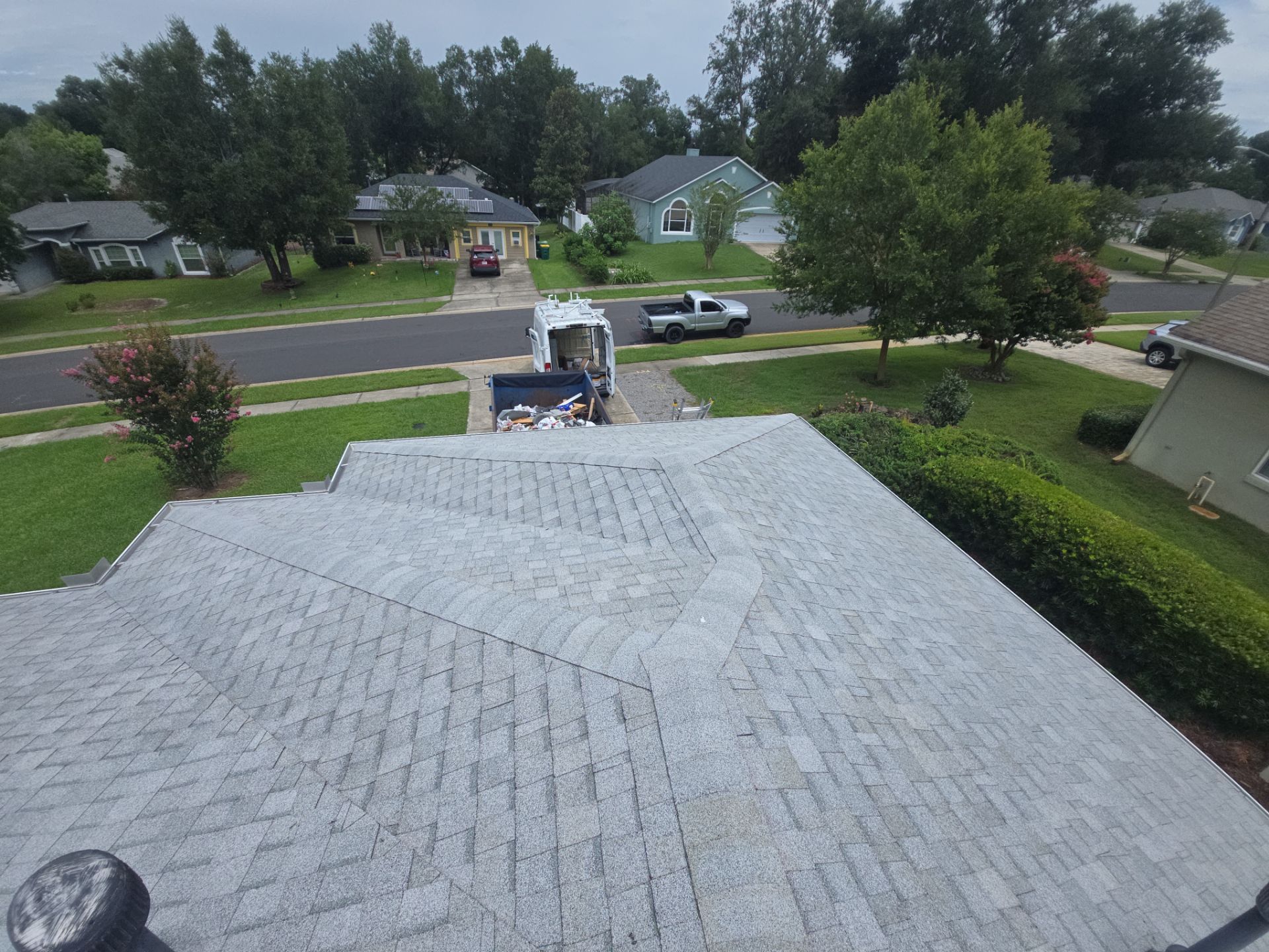Atlas Pinnacle Pristine Oyster Shell Roof Installation in DeLand by Pinnacle Roofing Group