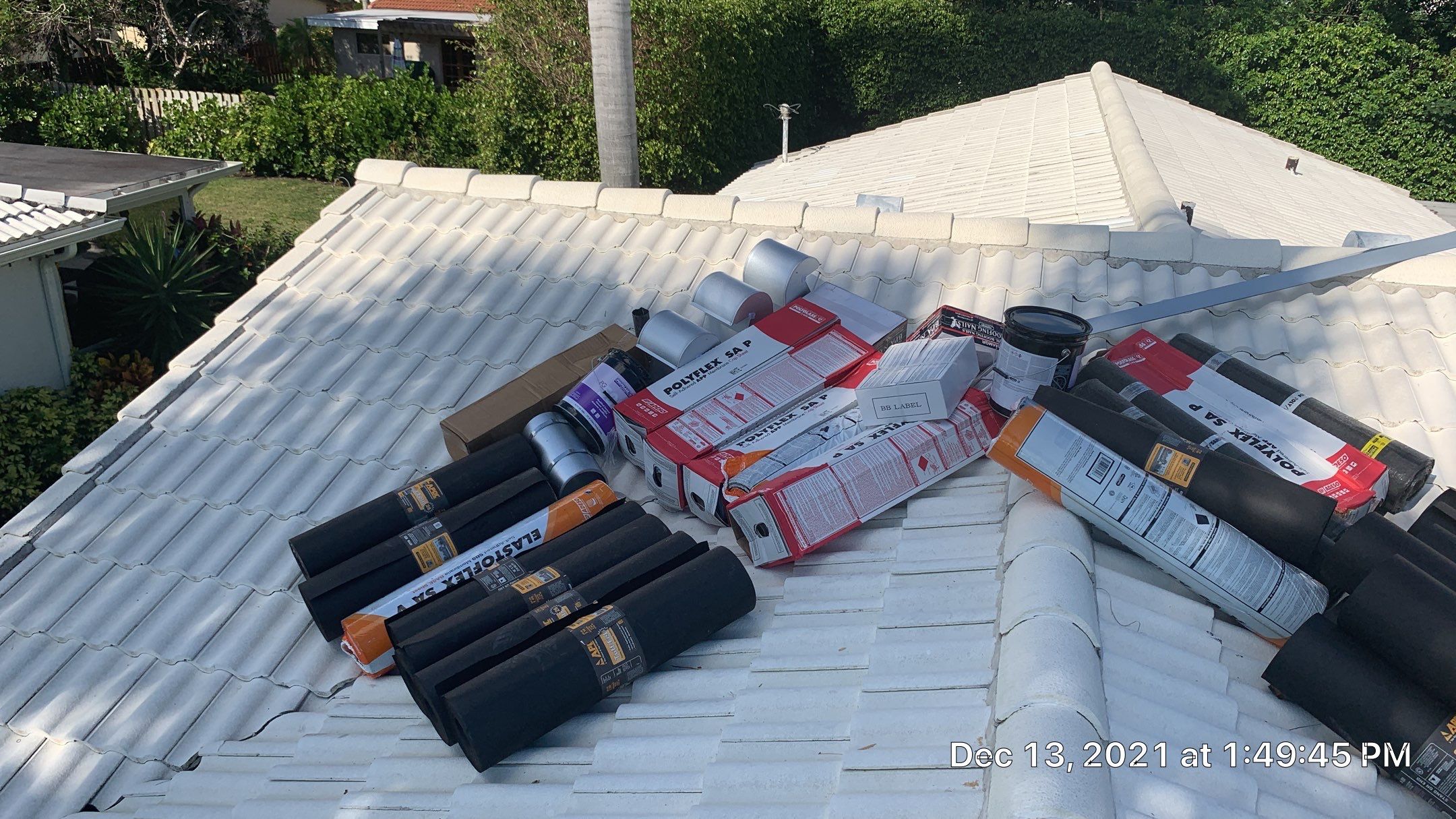 Residential Roofing Installation using 1" Nail strip metal roof by BLUES BROTHERS ROOFING