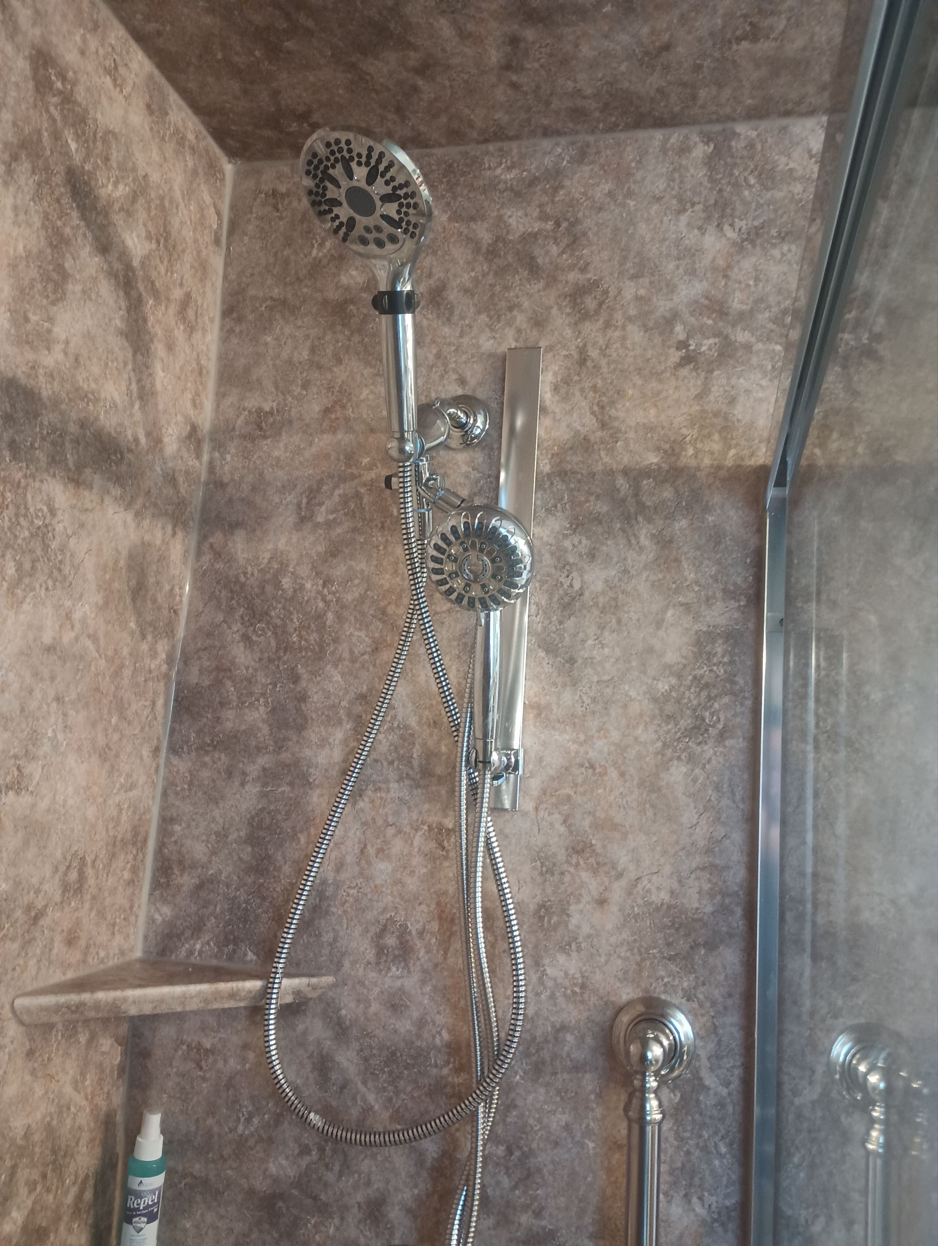 Tub to Shower Conversion using BCI Acrylic Shower System by Secure Construction Company Inc