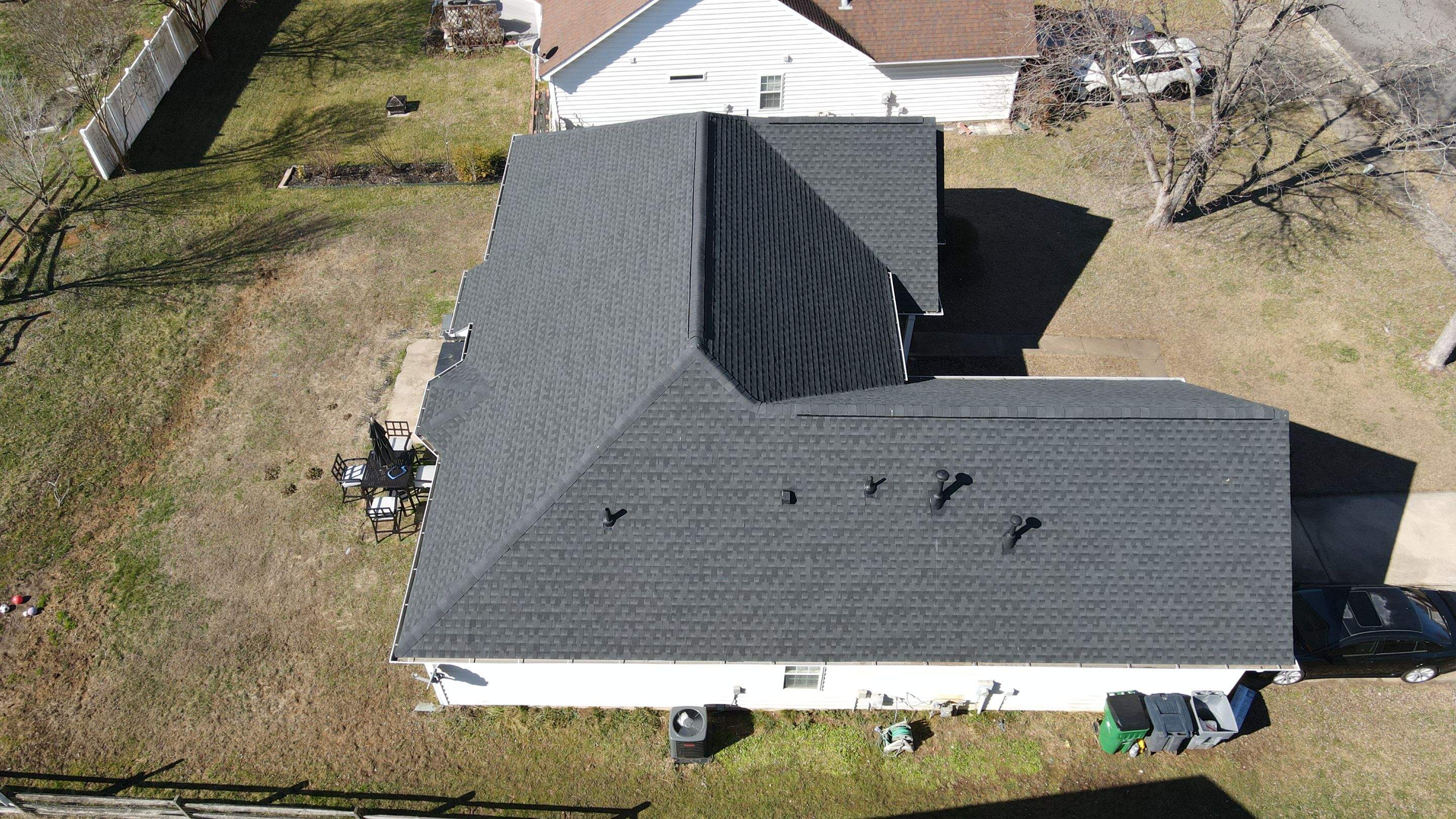 Residential Roofing Installation using GAF Timberline HDZ Charcoal by RISE Roofing & Restoration, LLC