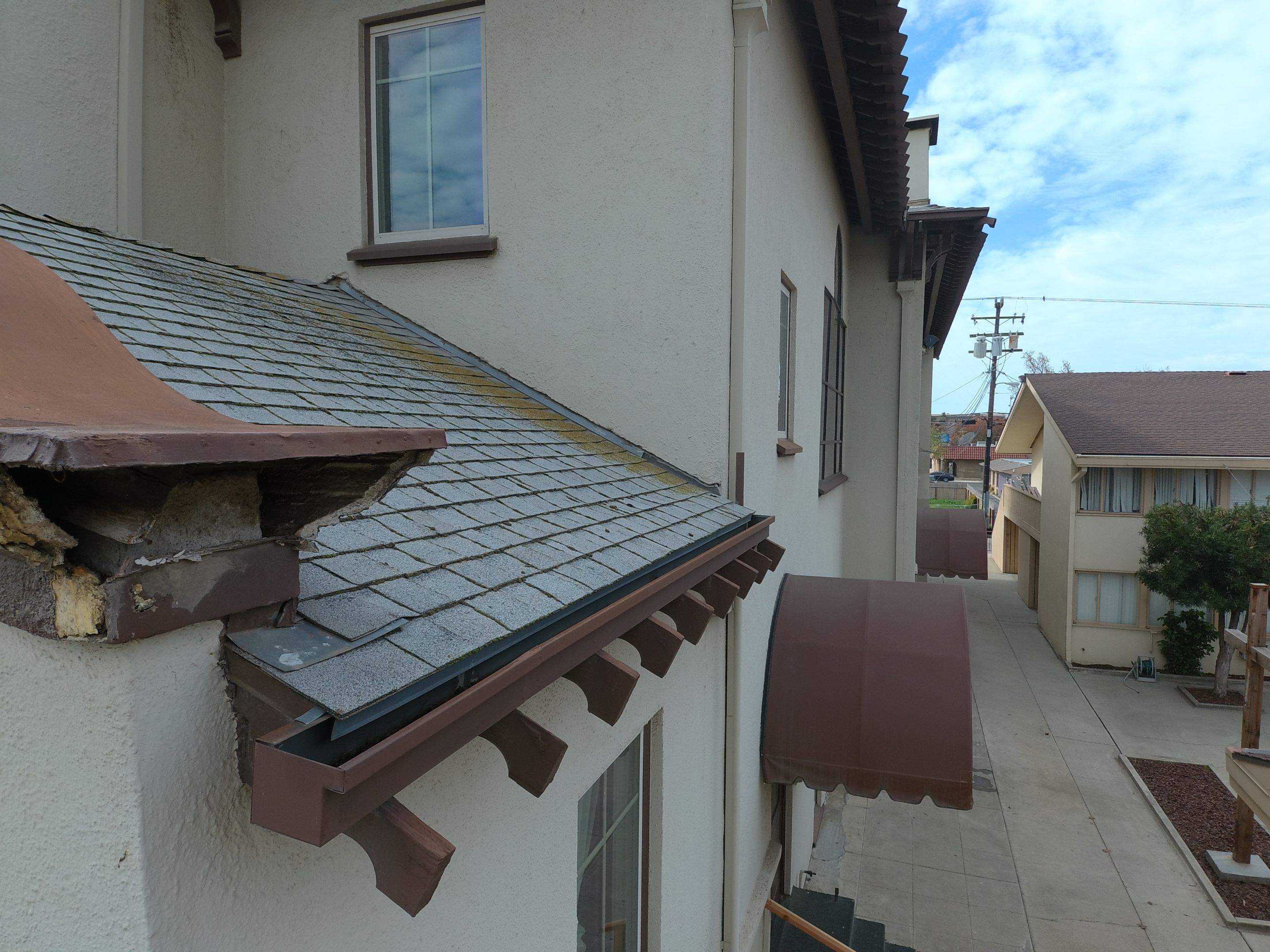  Presbyterian Church repairs to entrance architecture by Straight Edge Roofing Inc