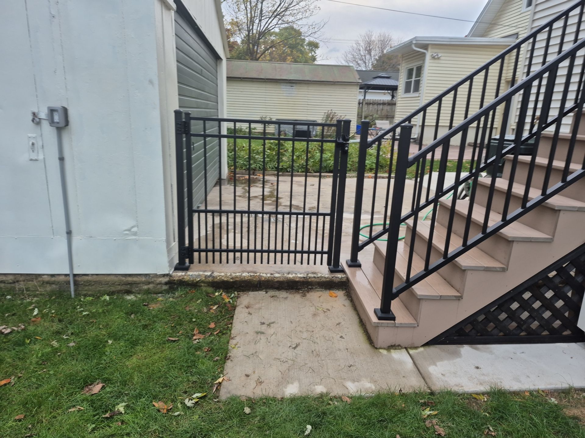 Puppy Panel Aluminum Fence by Madison Fence Company