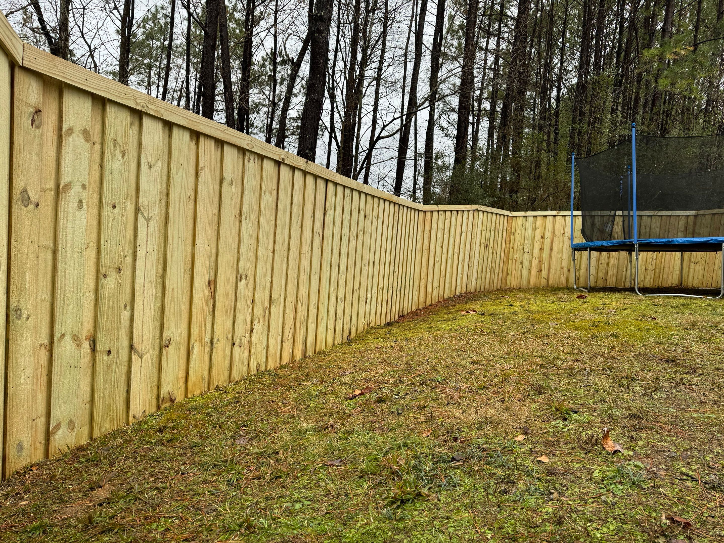 Brookview Highlands - Fence by Pillar and Pine