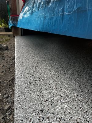 Garage Floor Coating using Coyote