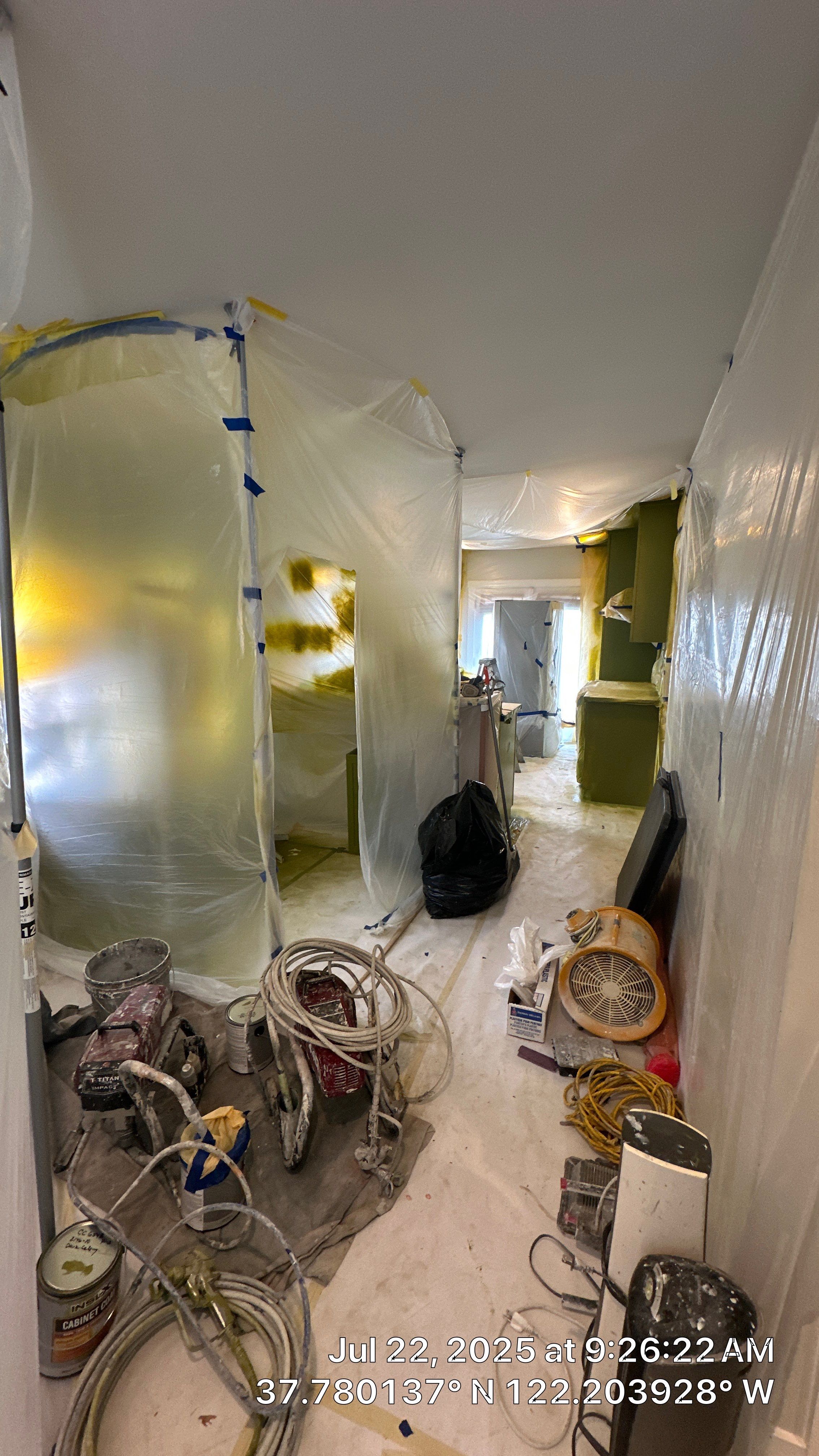 Custom Cabinet Painting  by Herrera’s Bay Area Painting inc.