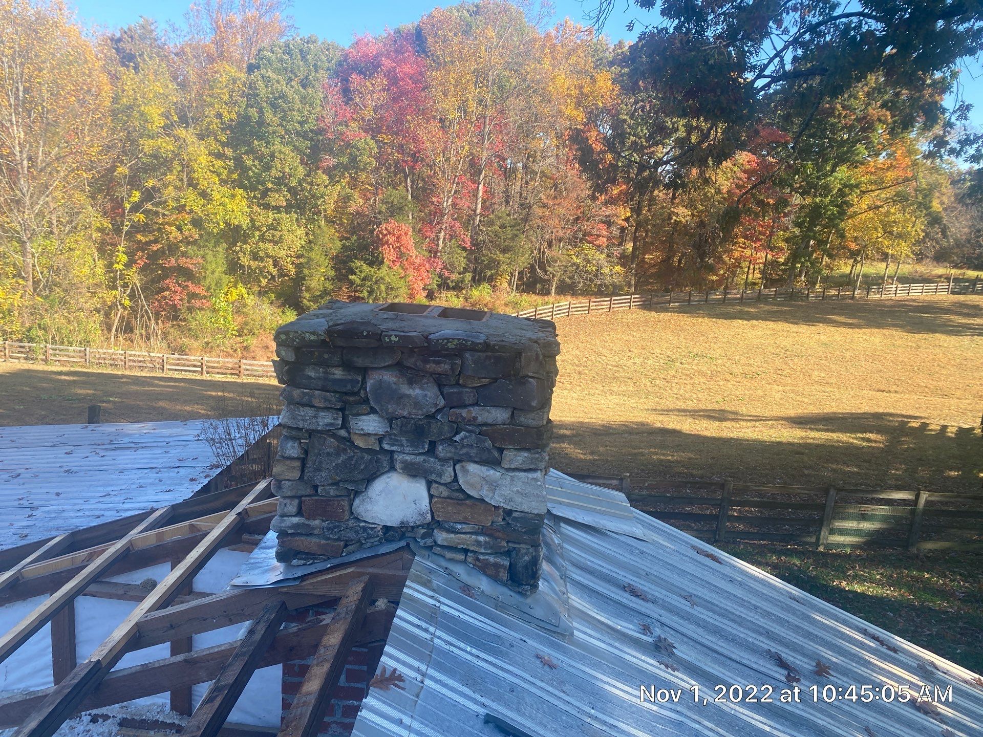 Beautiful Standing Seam Metal Roof by Just In Time Roofing and Restoration