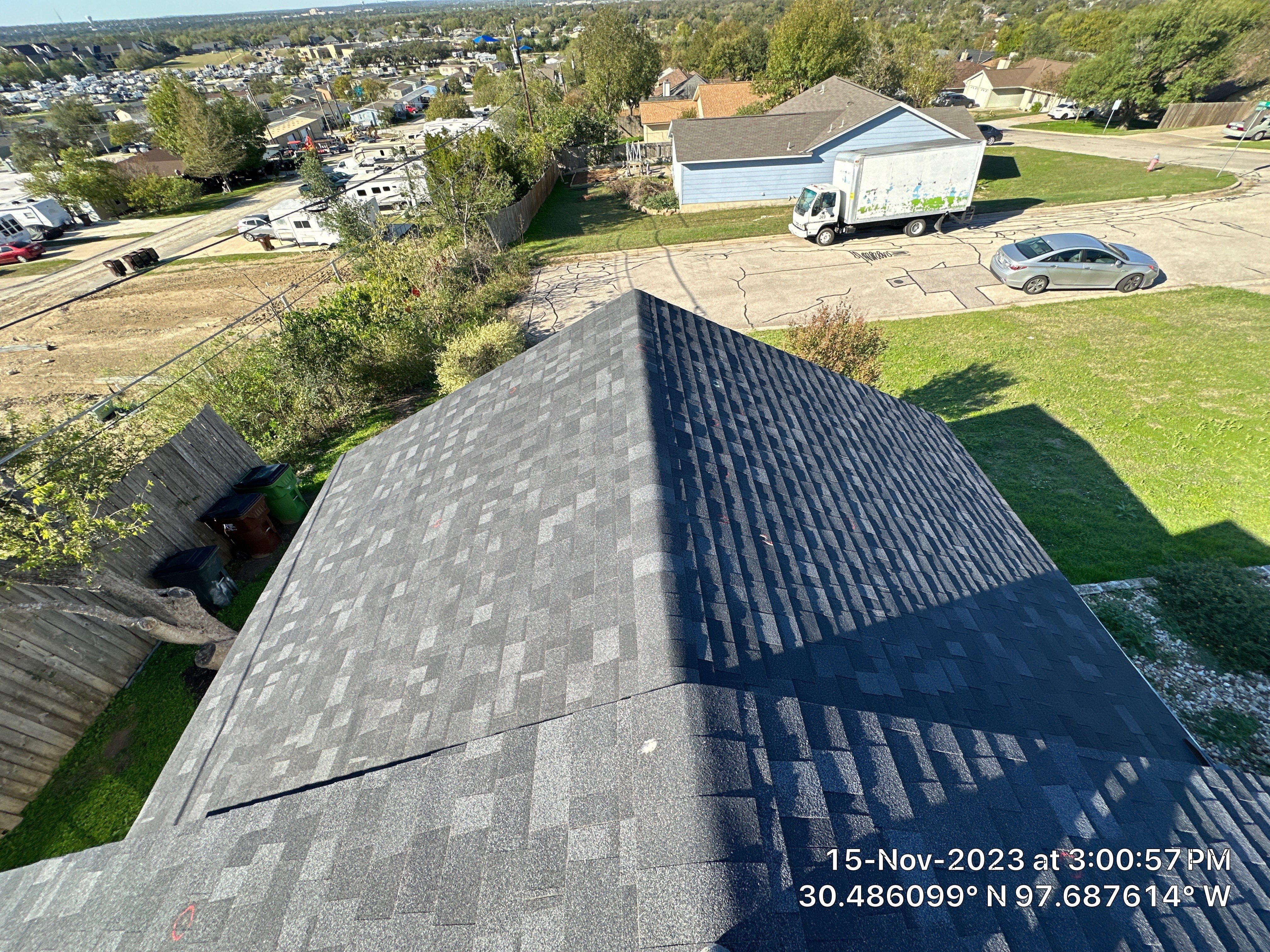 Architectural Shingle Roof Replacement and Interior Restoration in Round Rock by Caliber Restoration LLC
