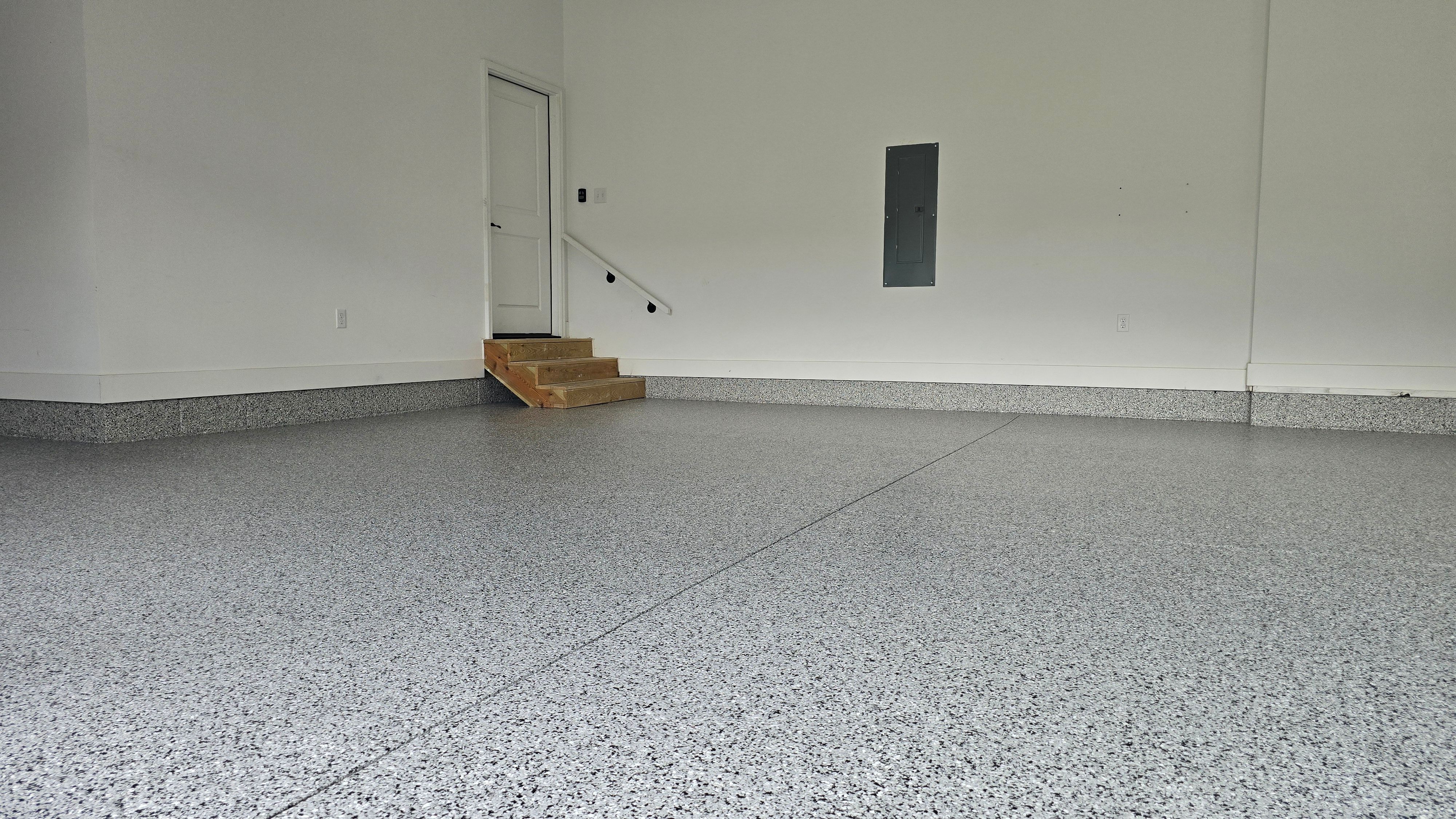 Garage Using Flake by Elite Floor Solutions