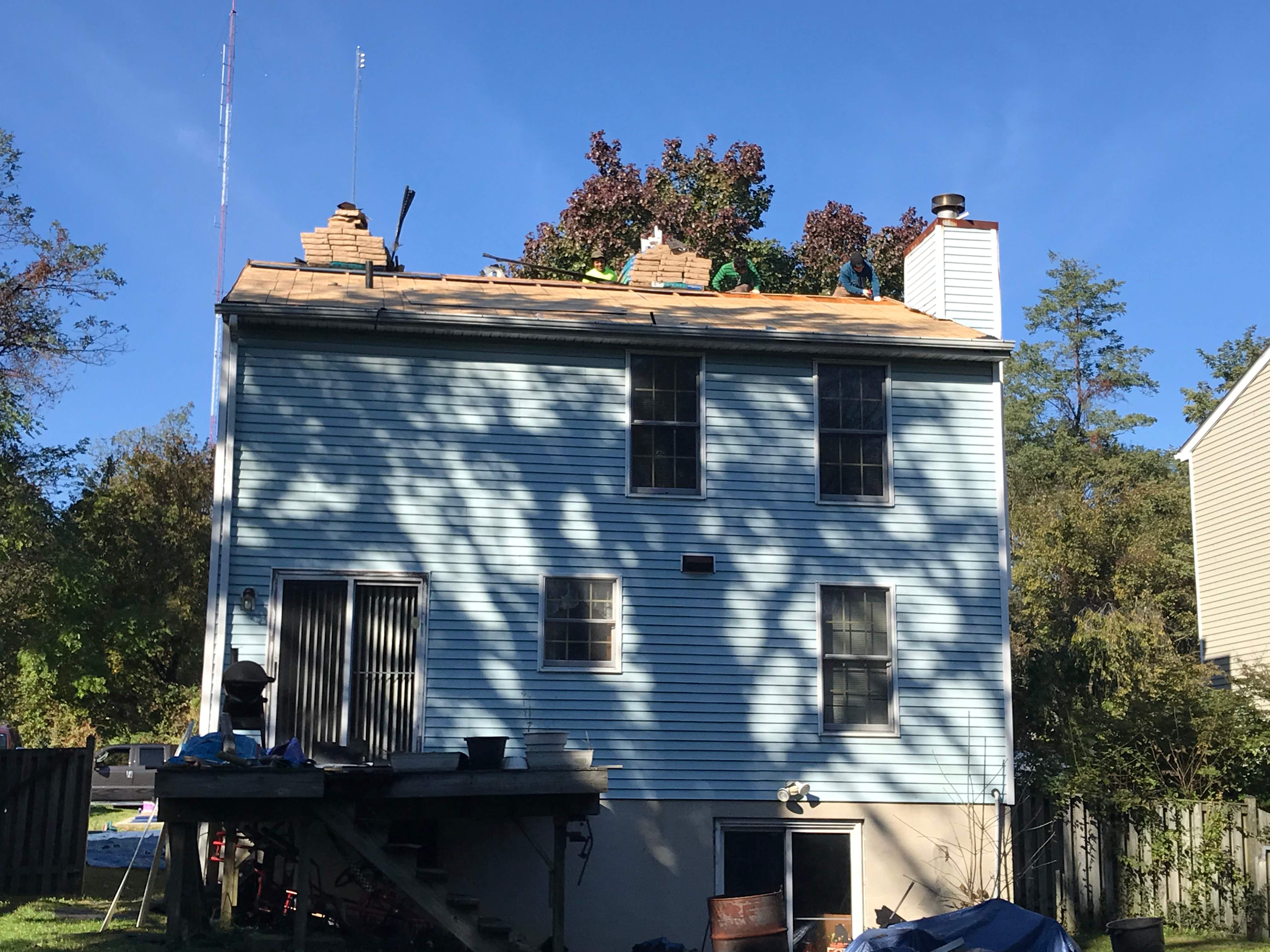 Residential Roofing Installation using Silver Birch Shingles  by Alpha Design Services