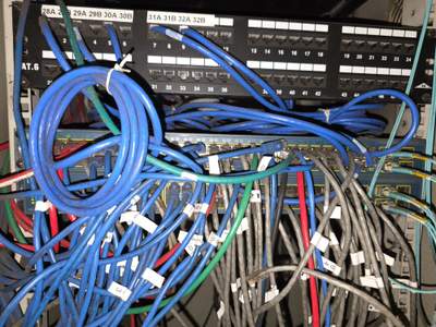 Structured cabling installation by CimaSolutions