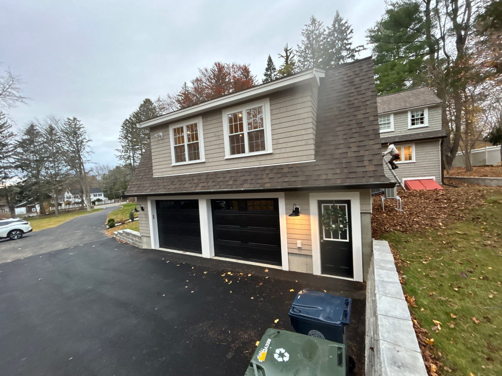 Andover Complete Gutter System with T-Rex Guards & Valley Splashguard by Mighty Dog Roofing of Greater Middlesex County