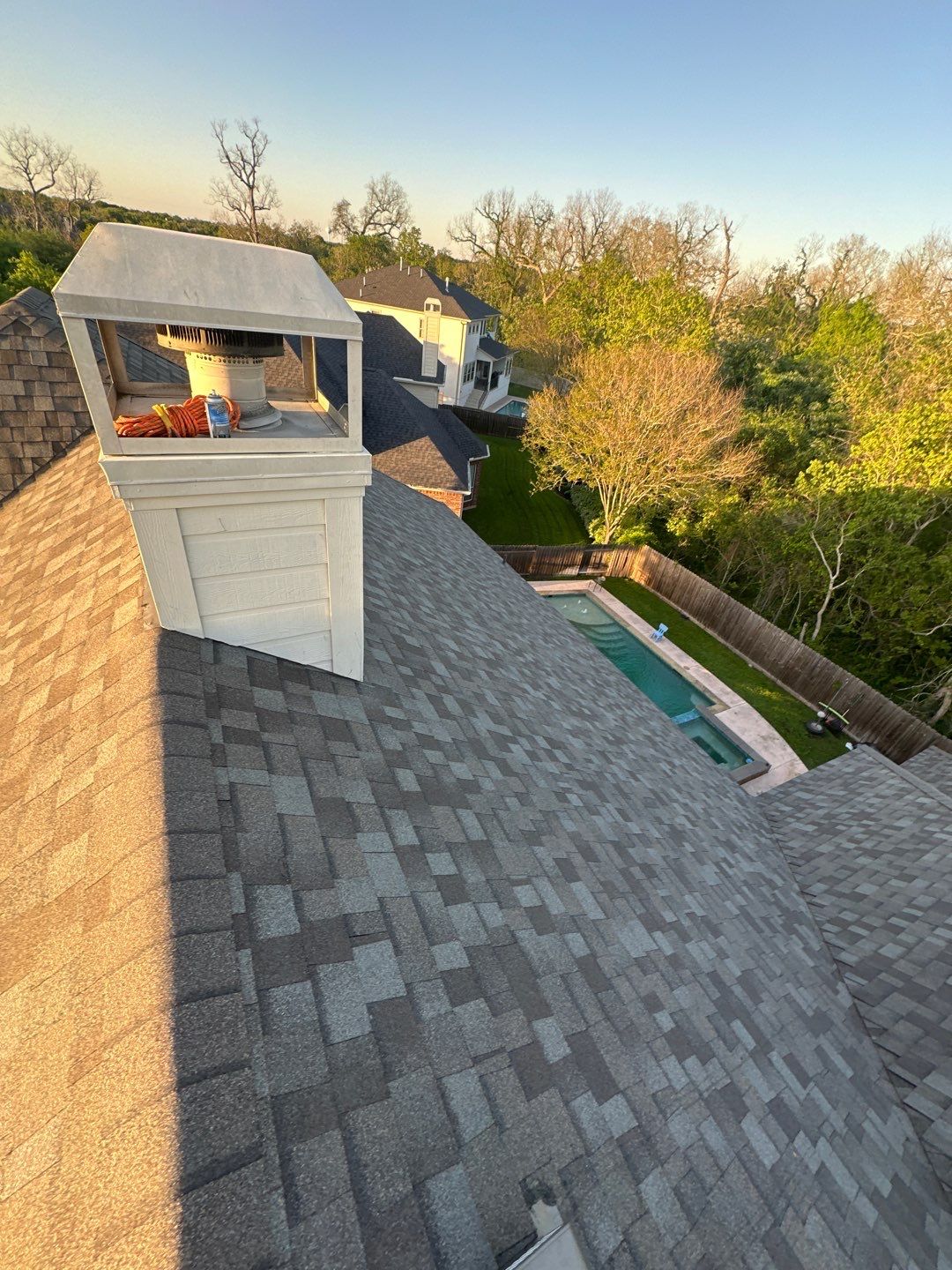 Residential Roofing Installation using Owen's Corning Duration (Lifetime) Shingles by Roof Repair Company