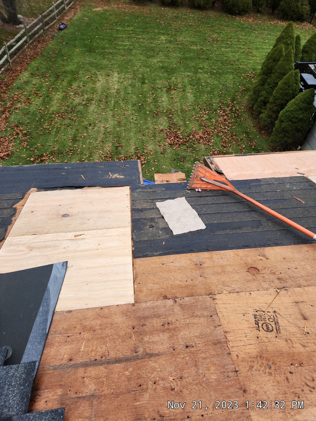 Residential Roofing Installation using Owens Corning TruDefinition Onyx Black by A Plus Exterior