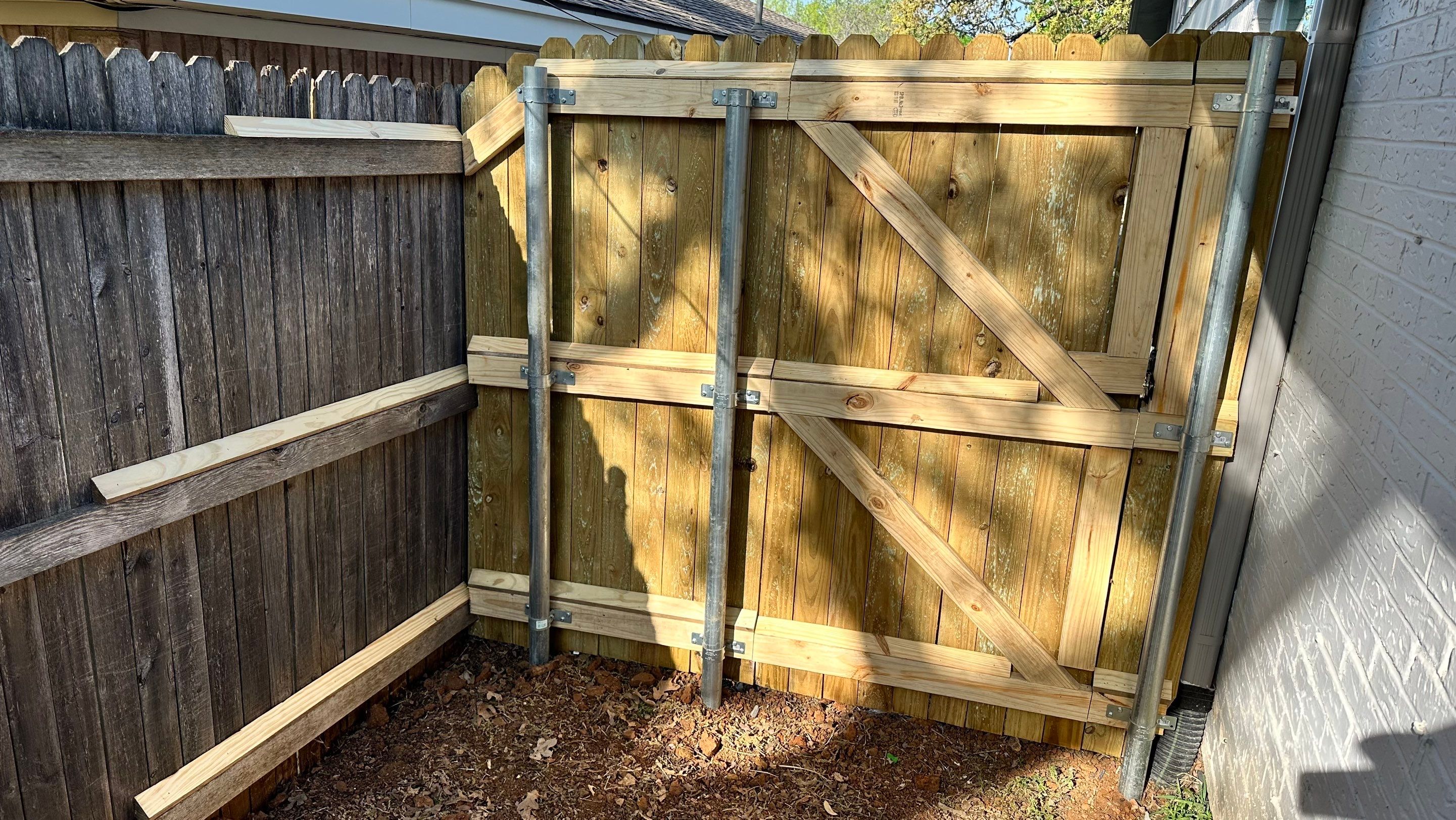 Pressure Washing & New Fence with Gate by Get Stoked Renovations