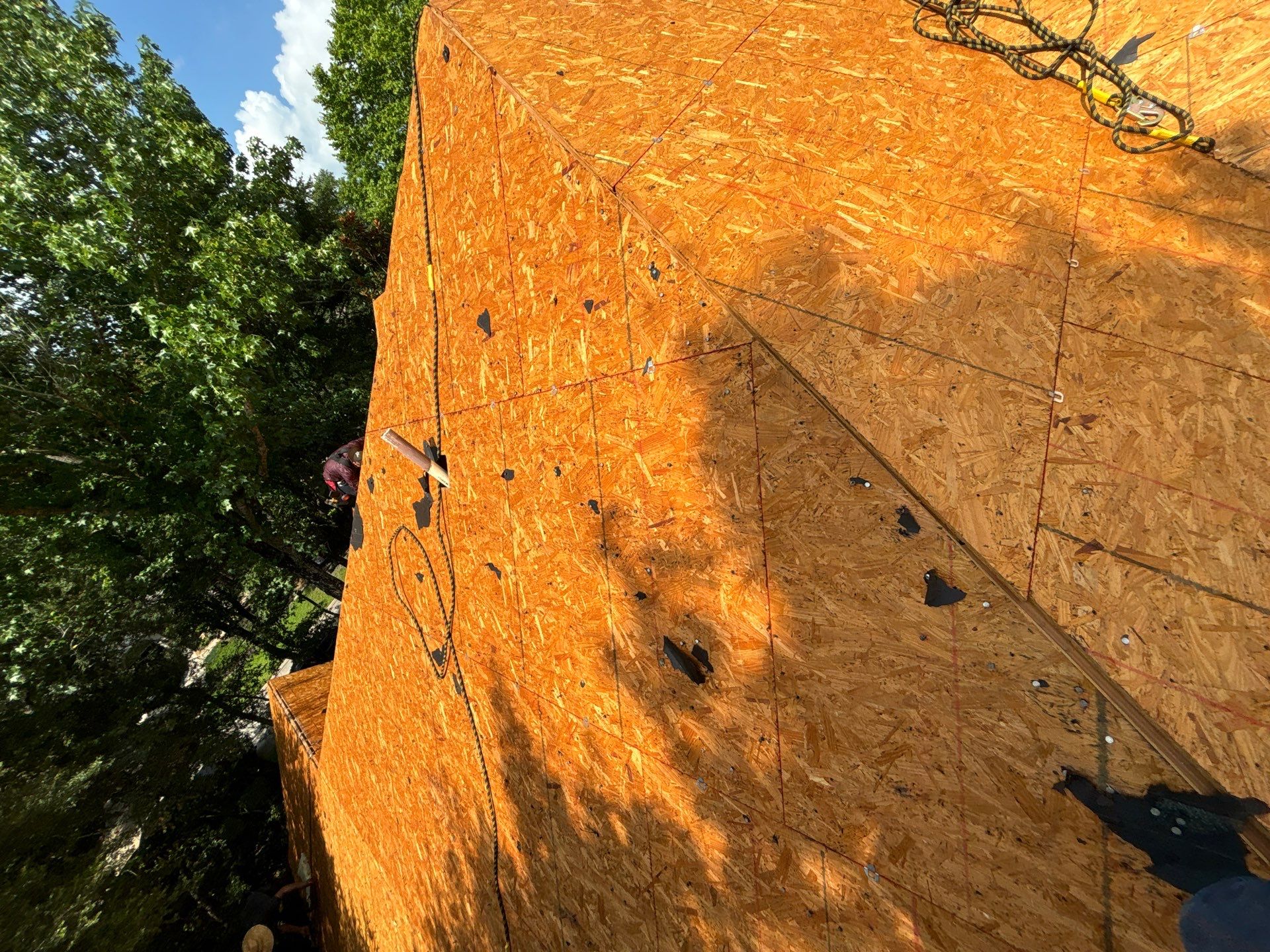 Residential Roofing Installation using Owen's Corning Duration (Lifetime) Shingles by Roof Repair Company