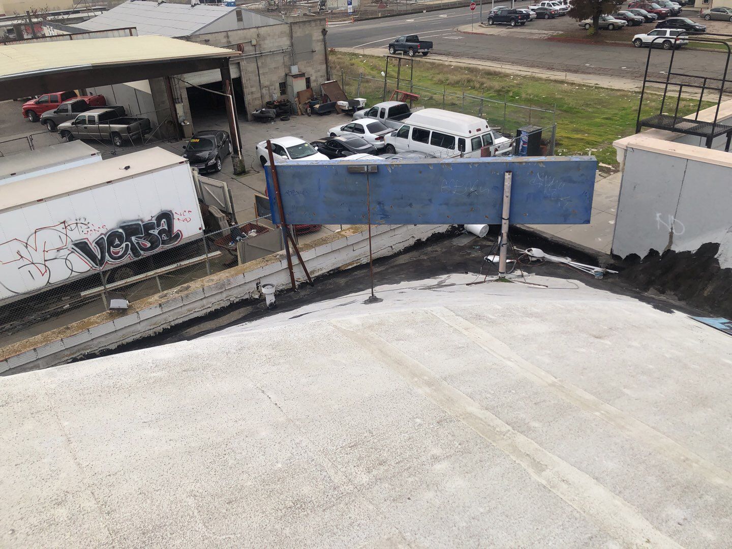 Spray foam and coatings using Conklin Benchmark/PUMA XL coatings and spray foam by Straight Edge Roofing Inc