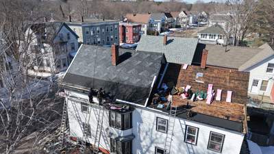 Full Roof Replacement in Maine – Two-Layer Tear-Off, Chimney Removal & Low-Slope Conversion