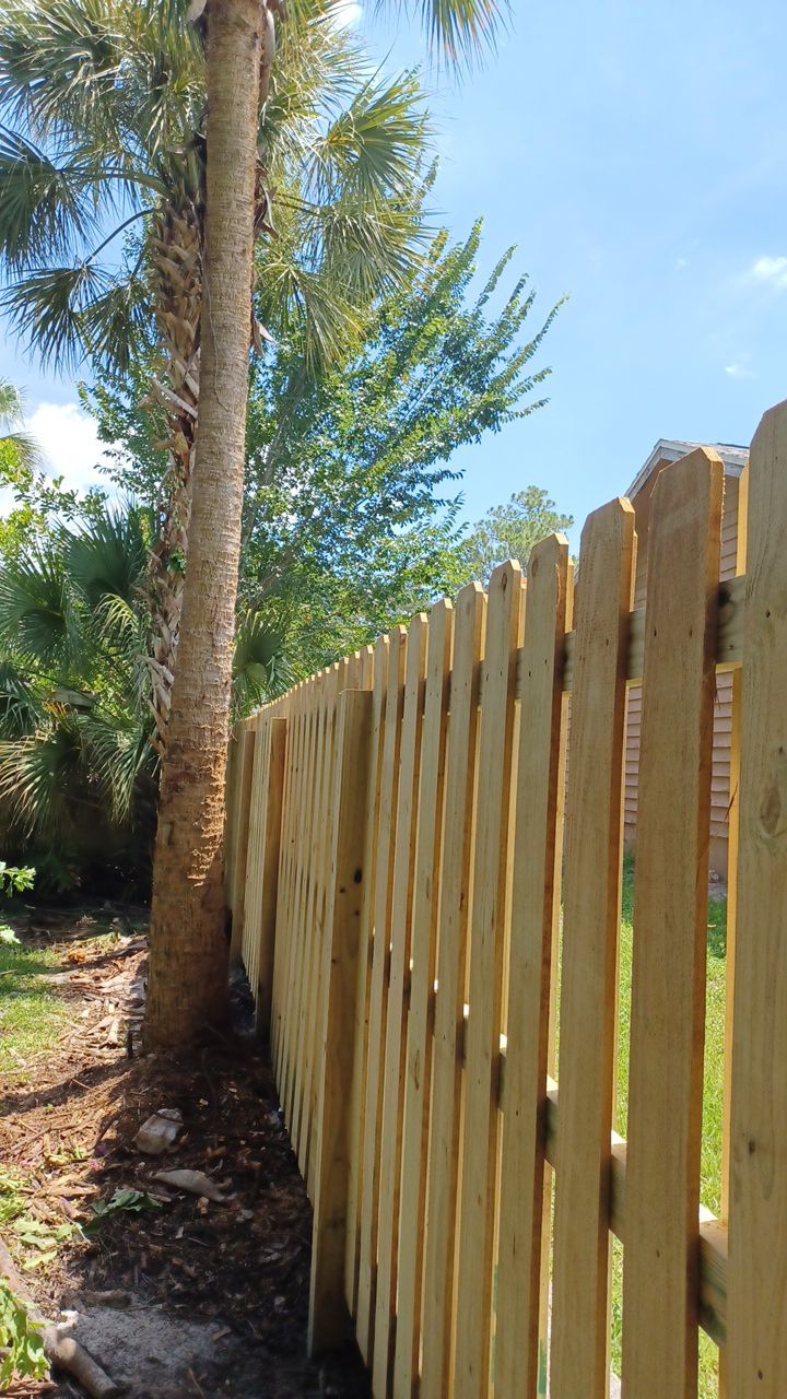 Nokomis, FL 6ft. Tall Treated Wood Shadowbox  by Asap fence and gates, LLC