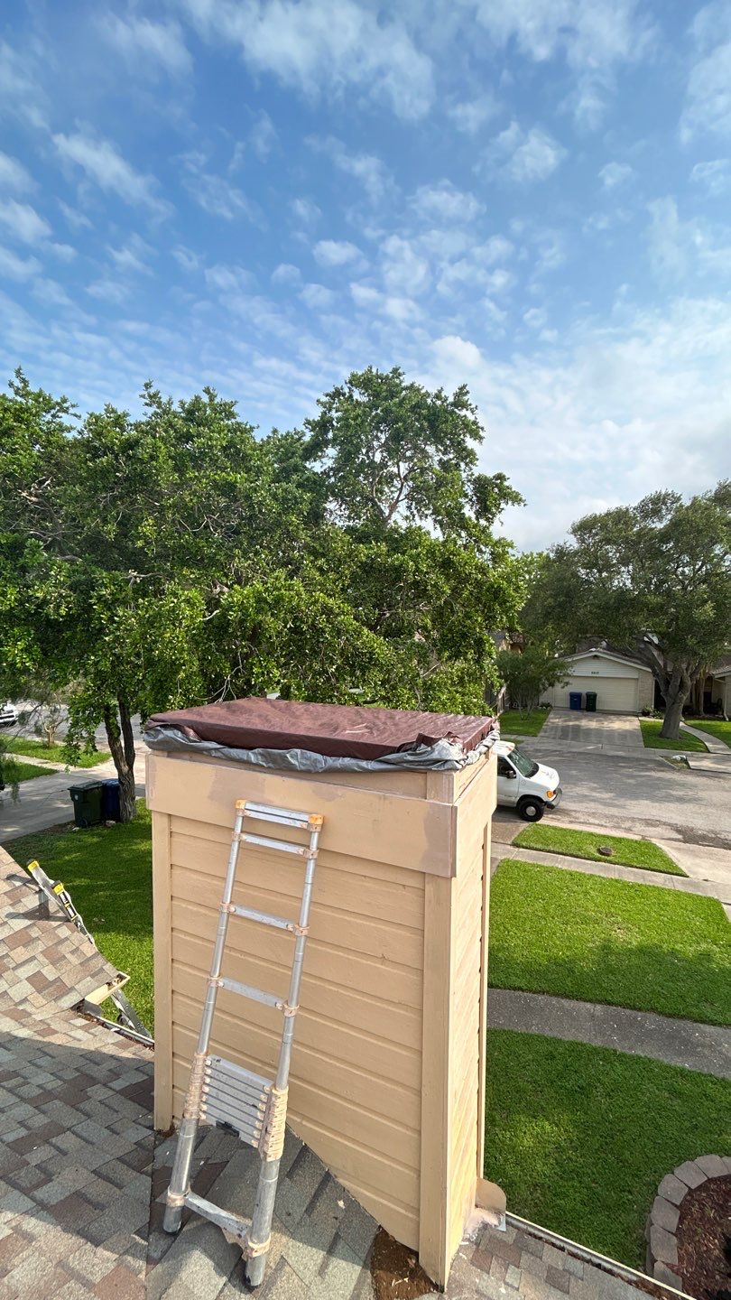 Chimney Cap & Chase Replacement using Galvanized Chimney Cap & Chase by Lighthouse Roofing