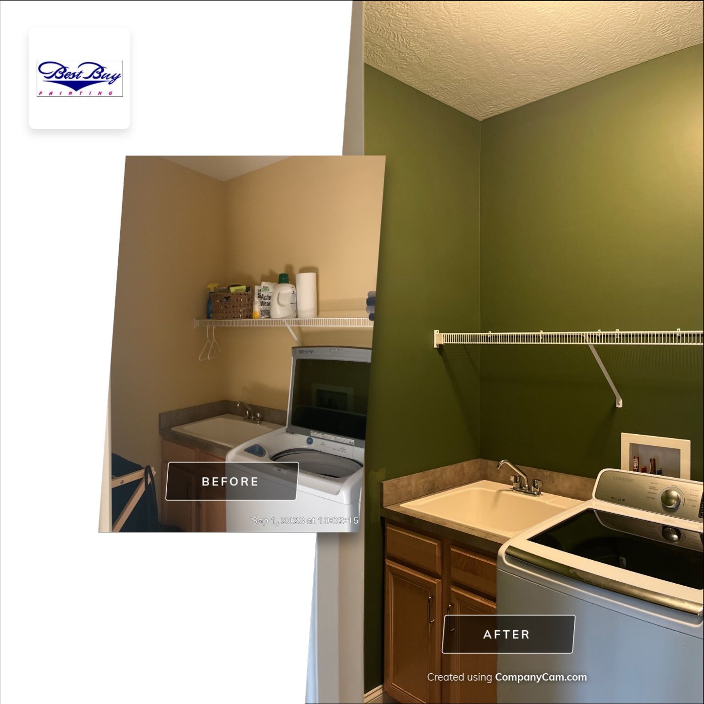 Orange Town Home by Best Buy Painting 