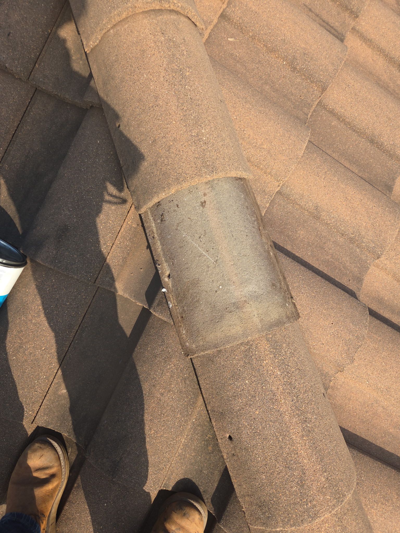 Lots of tile repairs out in Spicewood by REPS OF TEXAS