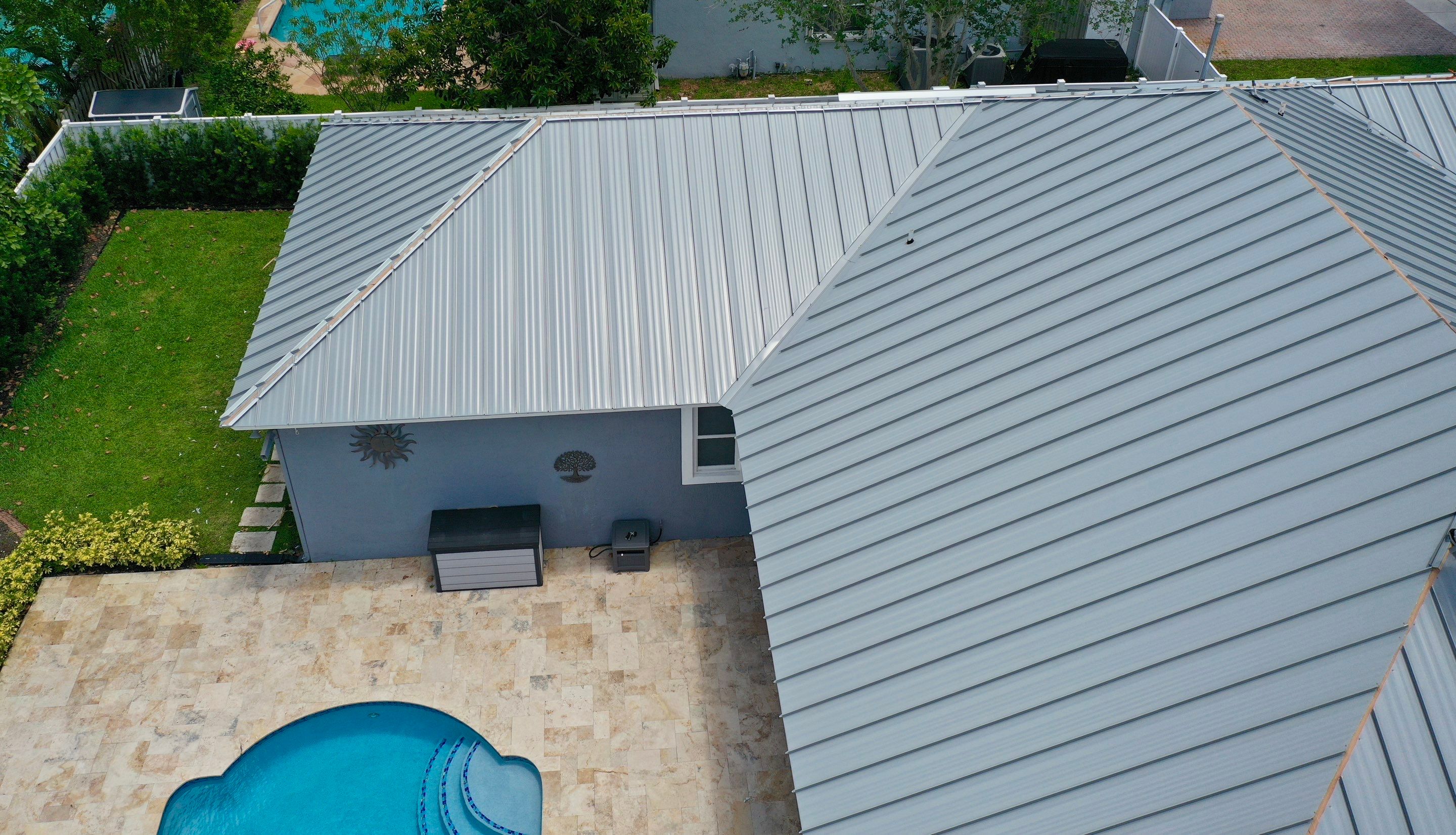 Roof Replacement from Tiles to Metal by Earl W. Johnston Roofing LLC