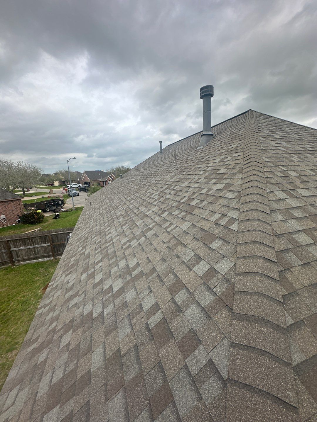 Hail Damage using Owen's Corning Duration (Lifetime) Shingles by Roof Repair Company
