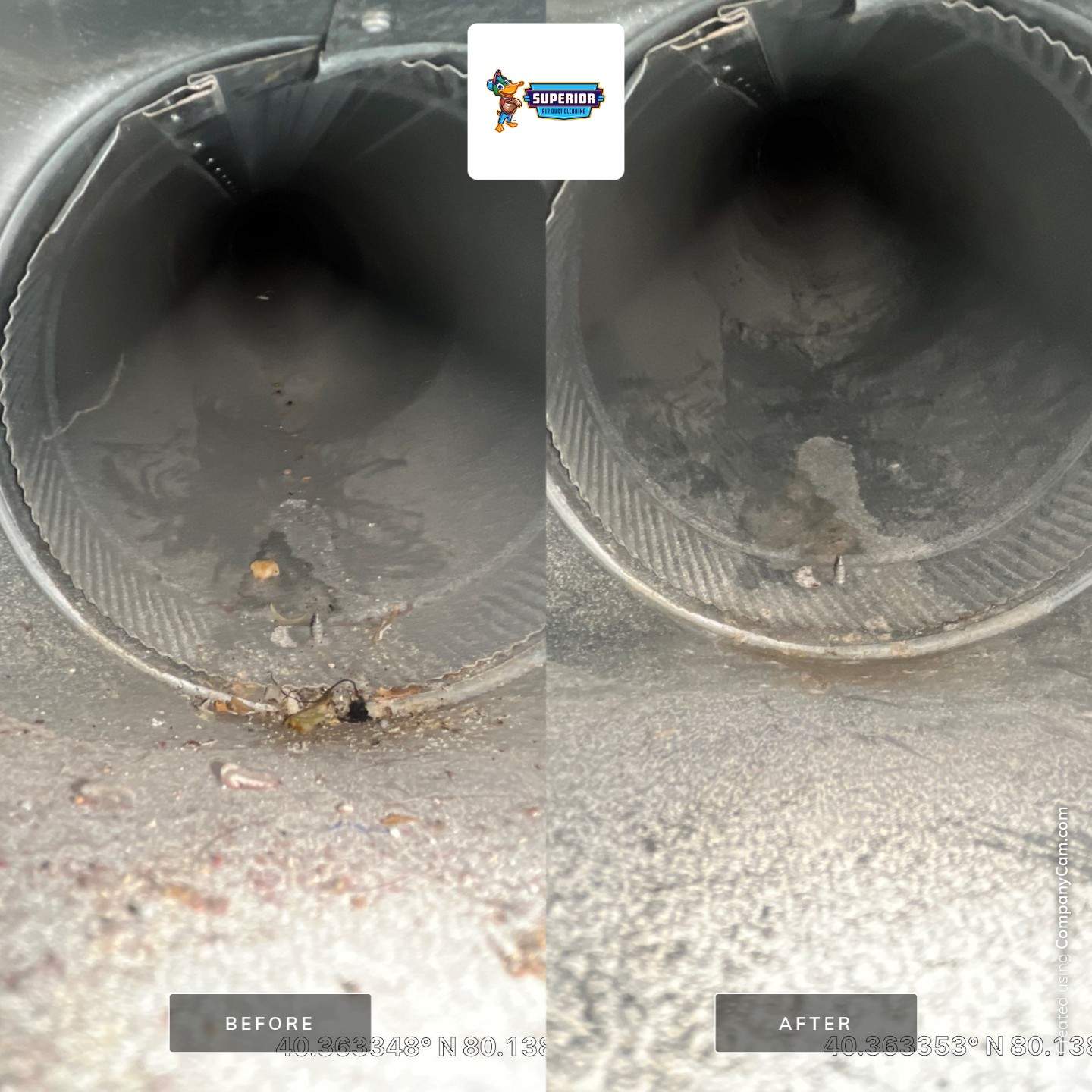 Air Duct Cleaning With a Vacuum Truck in McDonald, PA by Superior Air Duct Cleaning
