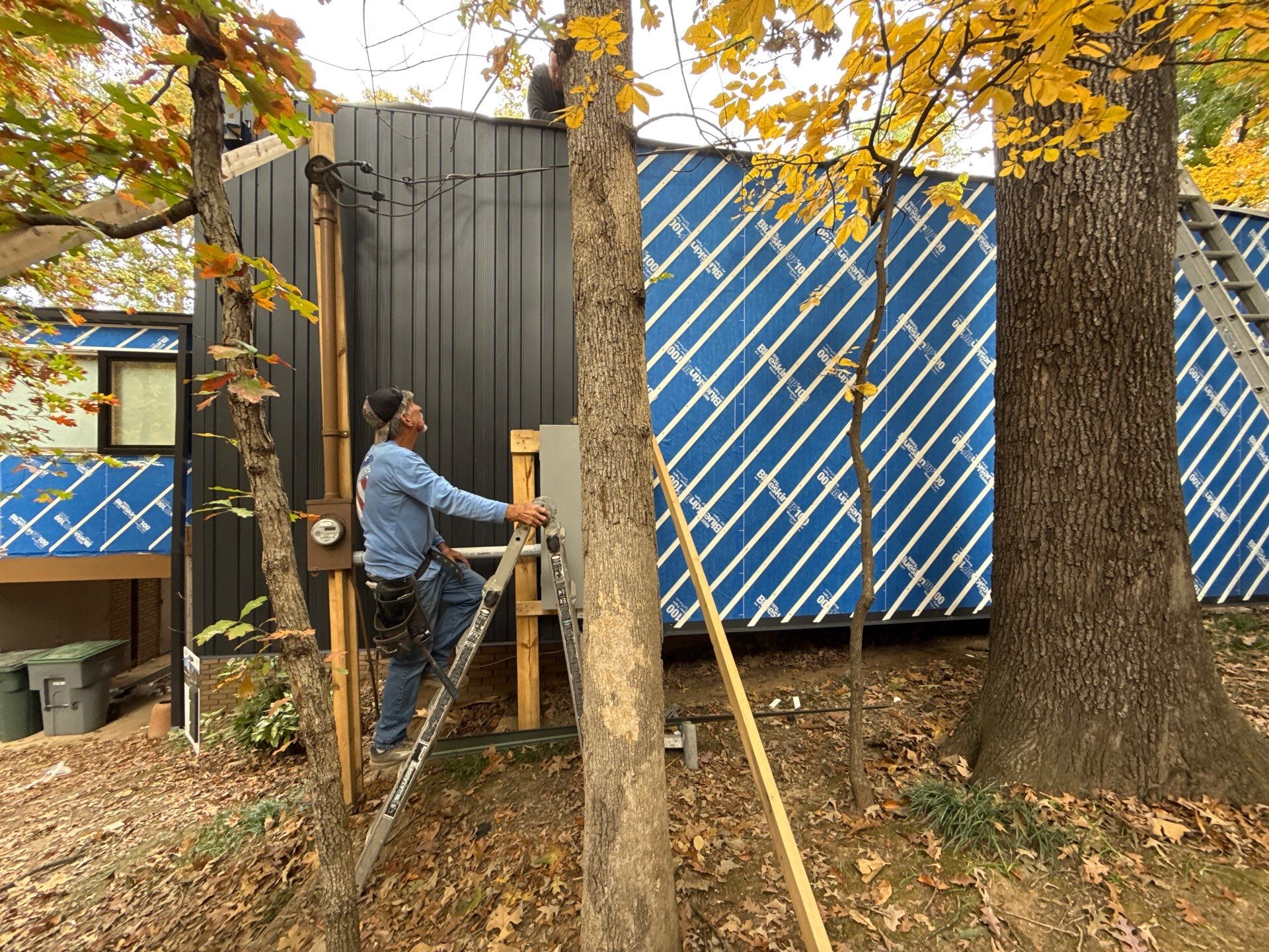 Modern Metal Siding and Deck Railing Renovation in Memphis by Revival Roofing Services