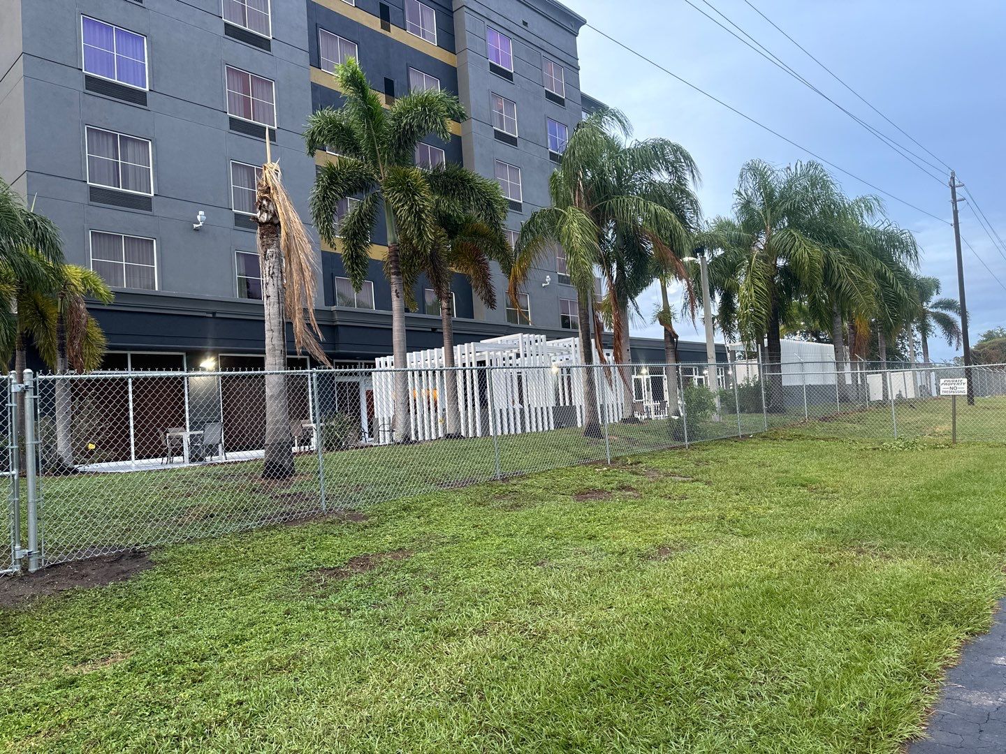Commercial Chainlink Perimeter Fence Installation  by Asap fence and gates, LLC