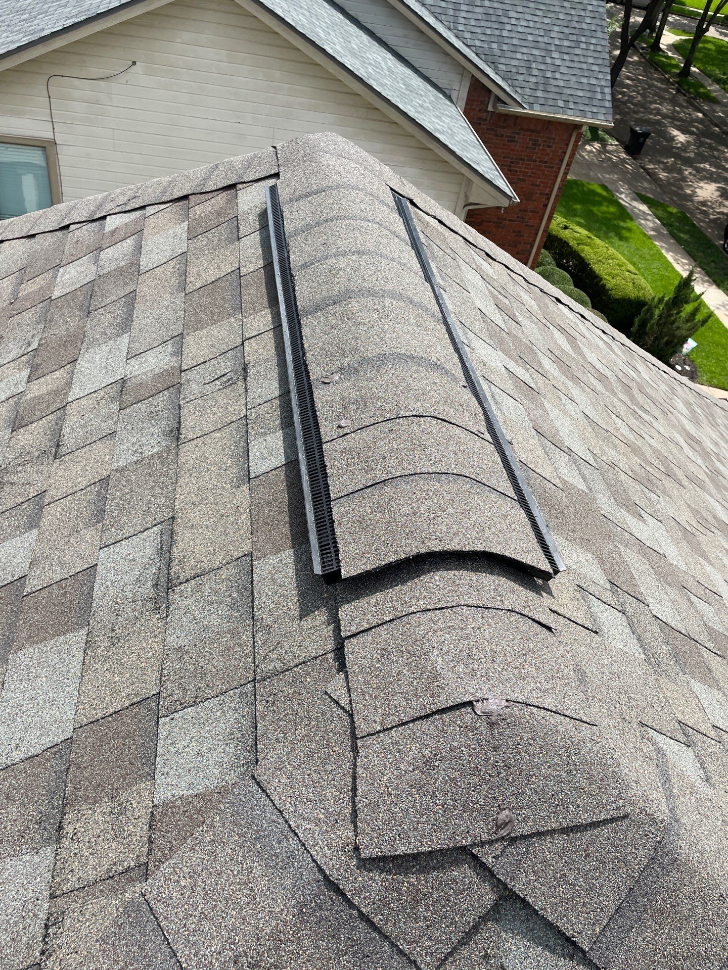Residential Roofing Installation using Owen's Corning Duration (Lifetime) Shingles by Roof Repair Company