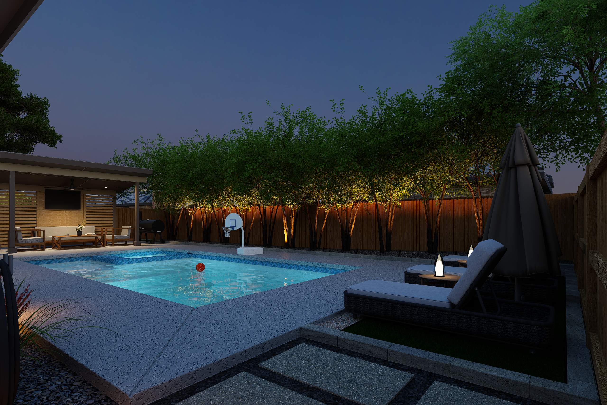 3D Design Render, San Antonio TX by Hole In One Lawns, LLC