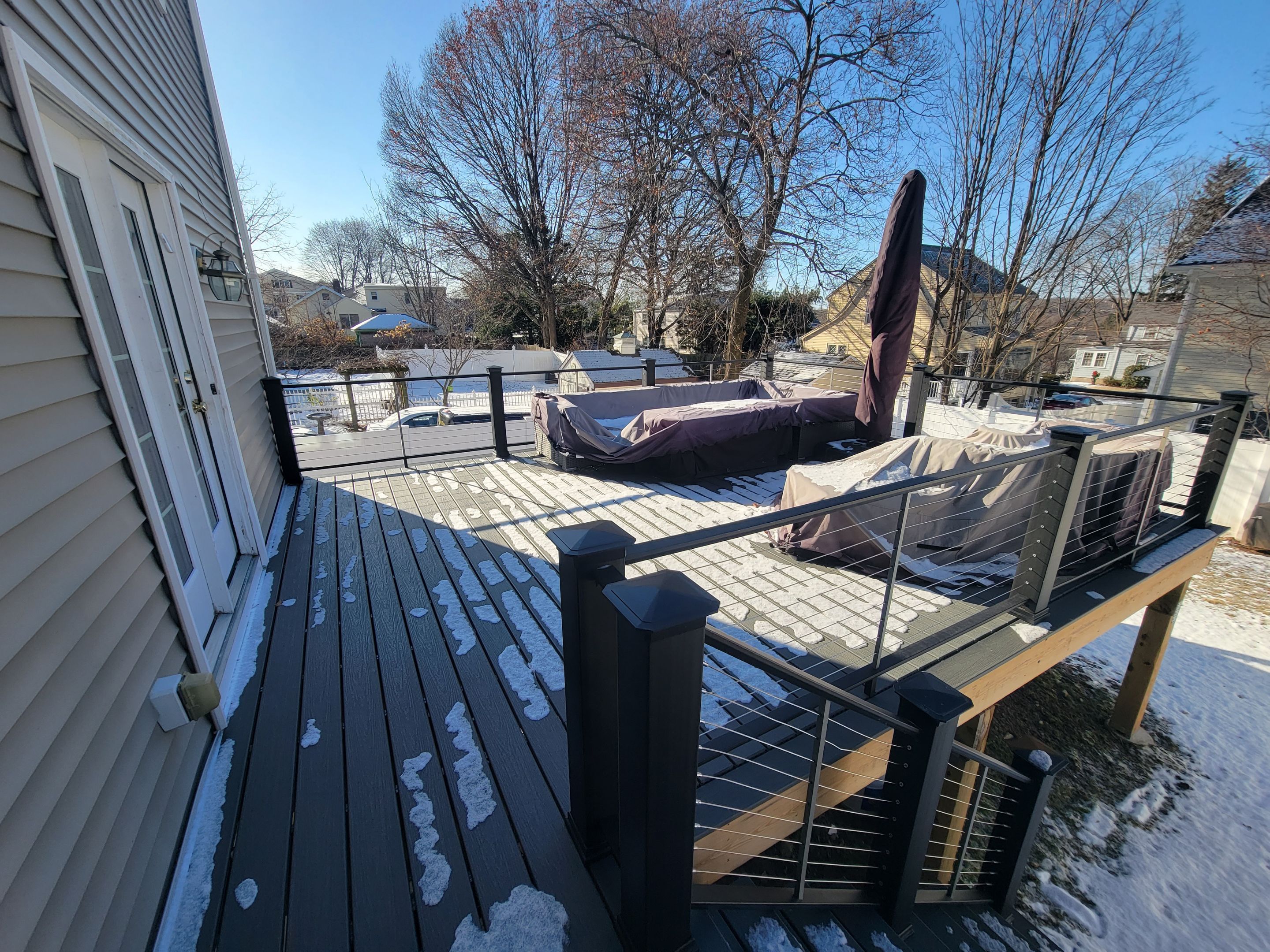 Deck Construction using Trex Decking by UBrothers Construction