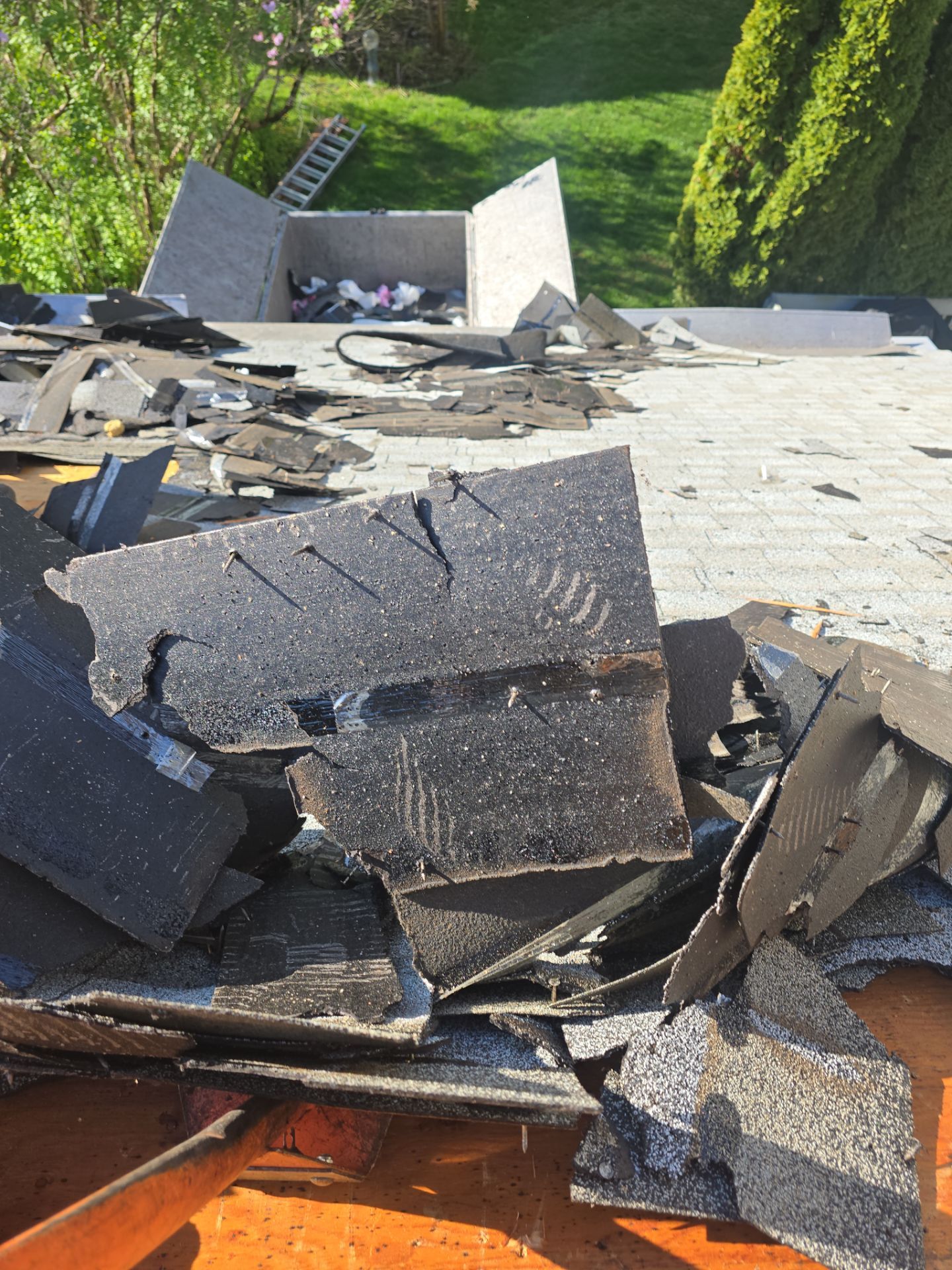 Architectural Shingle Roof Replacement and Chimney Flashing in Cheshire, CT by A Plus Exterior