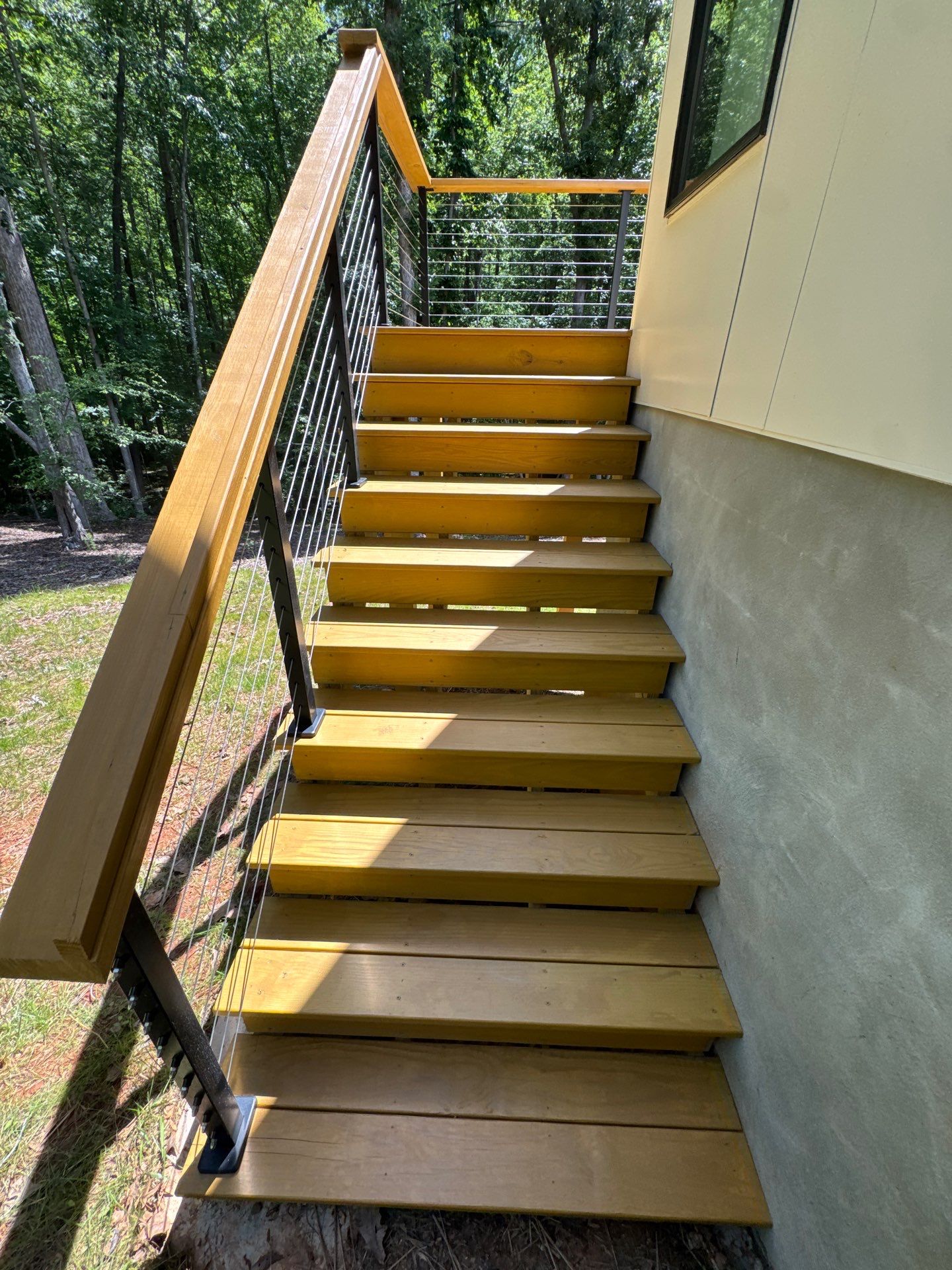 Porch and Deck staining  by GonzalezPainters & Contractors Inc 